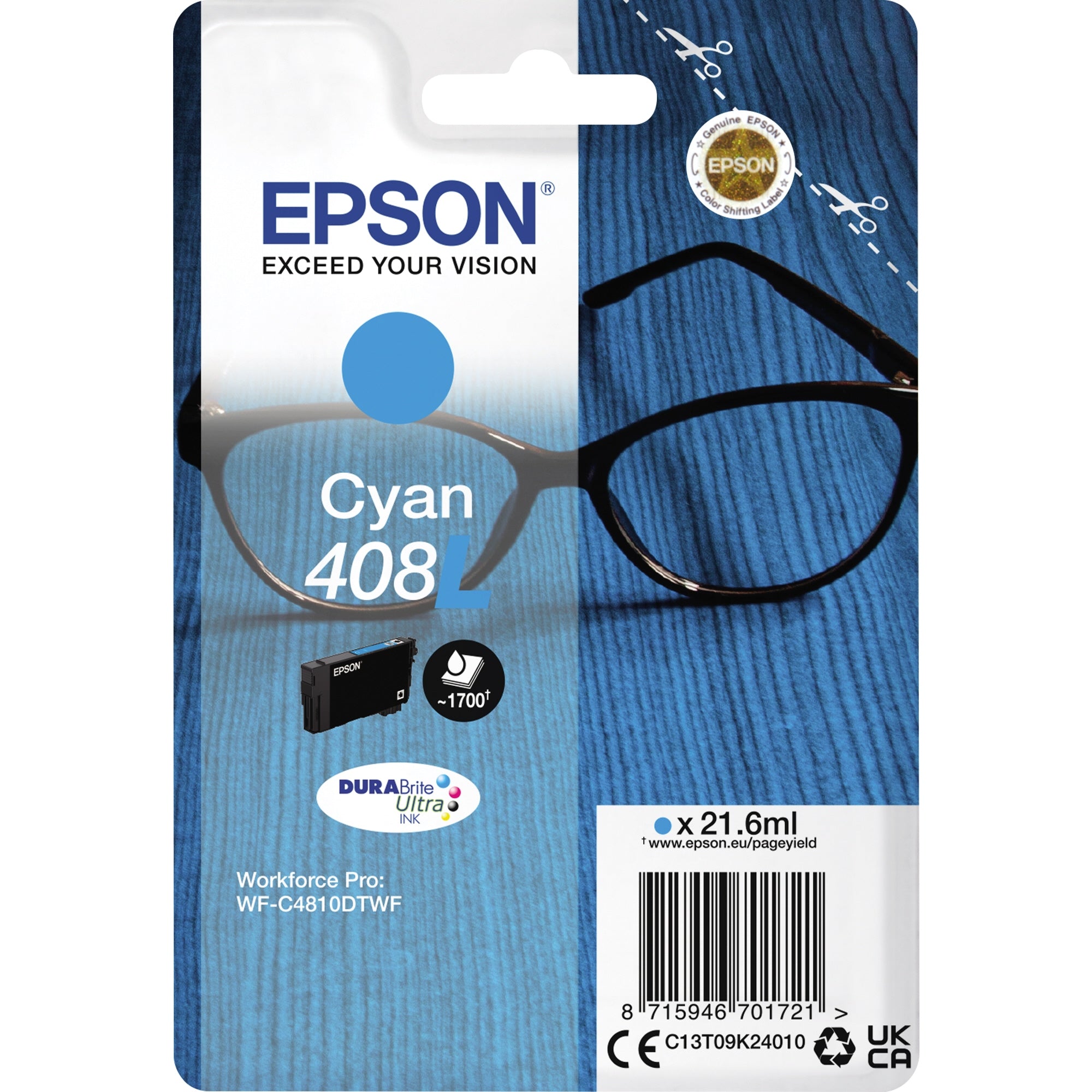 Epson Tintenpatrone, cyan