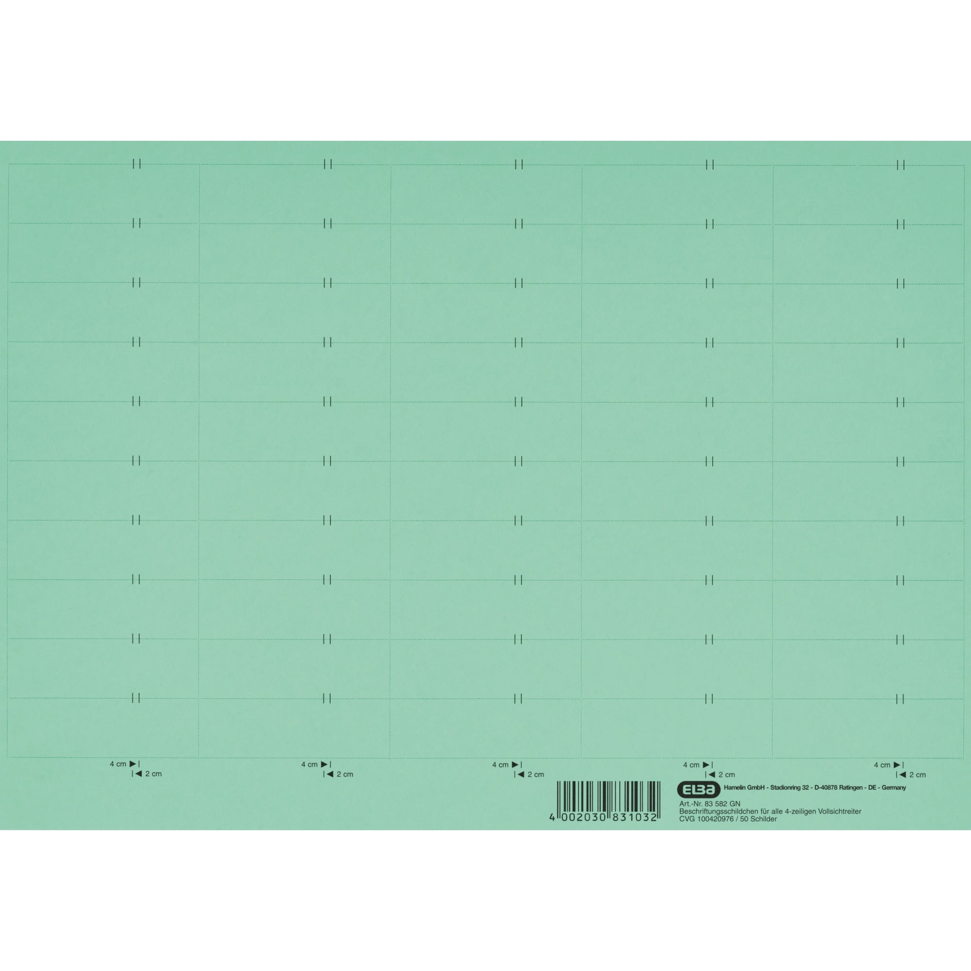 Elba Beschriftungsschild