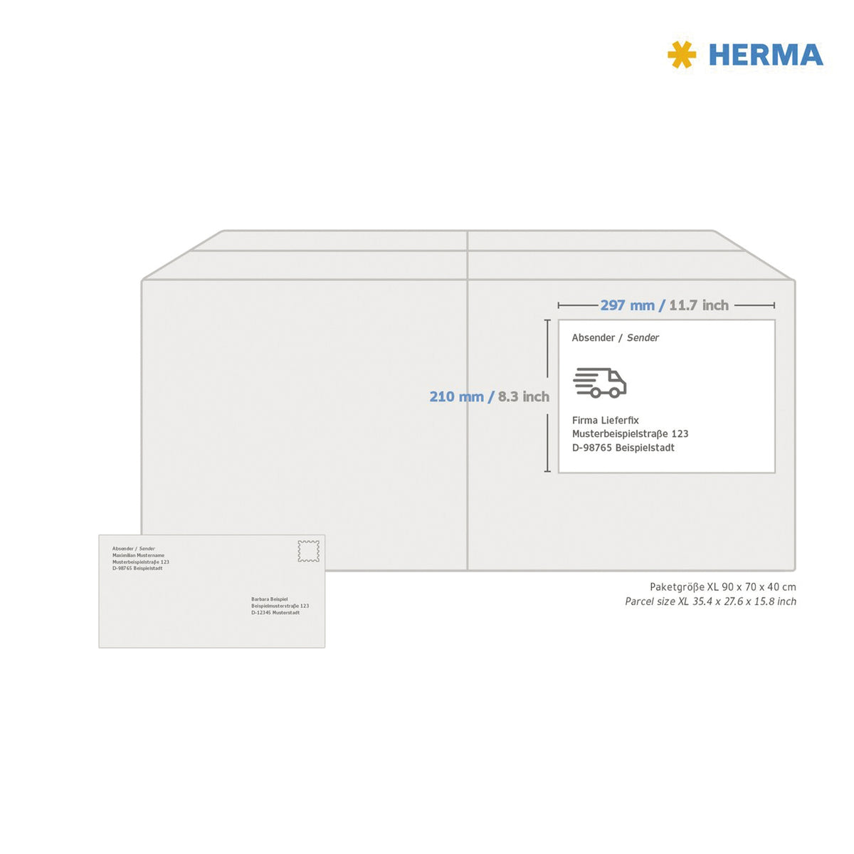 Herma Folienetikett SPECIAL, transparent