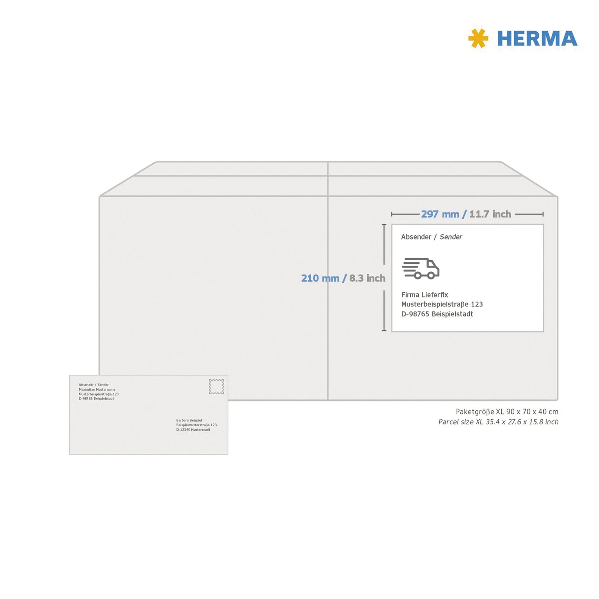 Herma Folienetikett SPECIAL, transparent