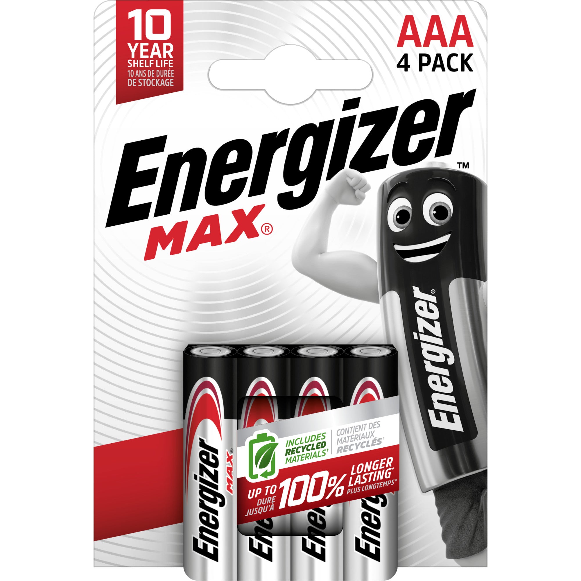Energizer Batterie Max Alkaline AAA LR03 4St.