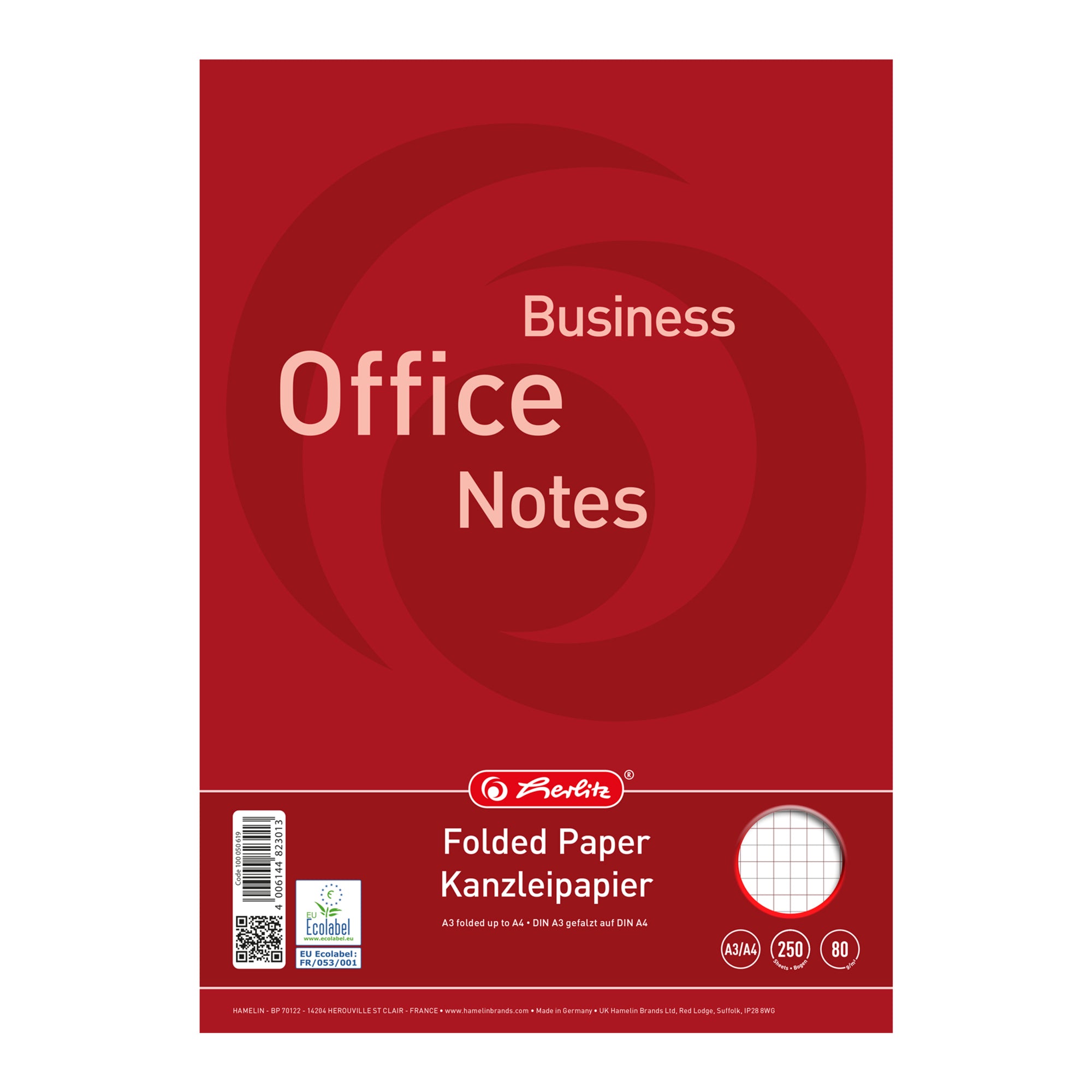 Herlitz Kanzleipapier Business Office Notes, DIN A4