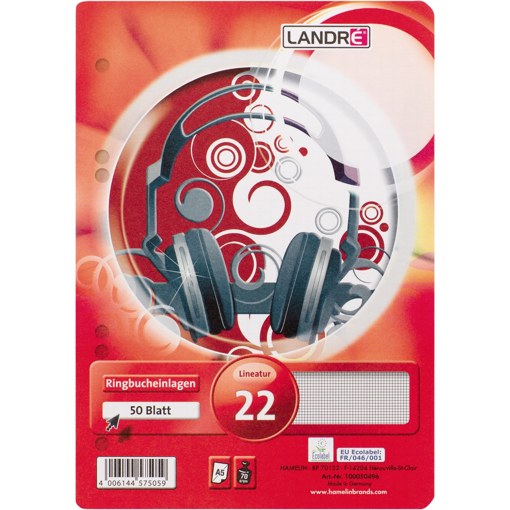 Landré Ringbucheinlage