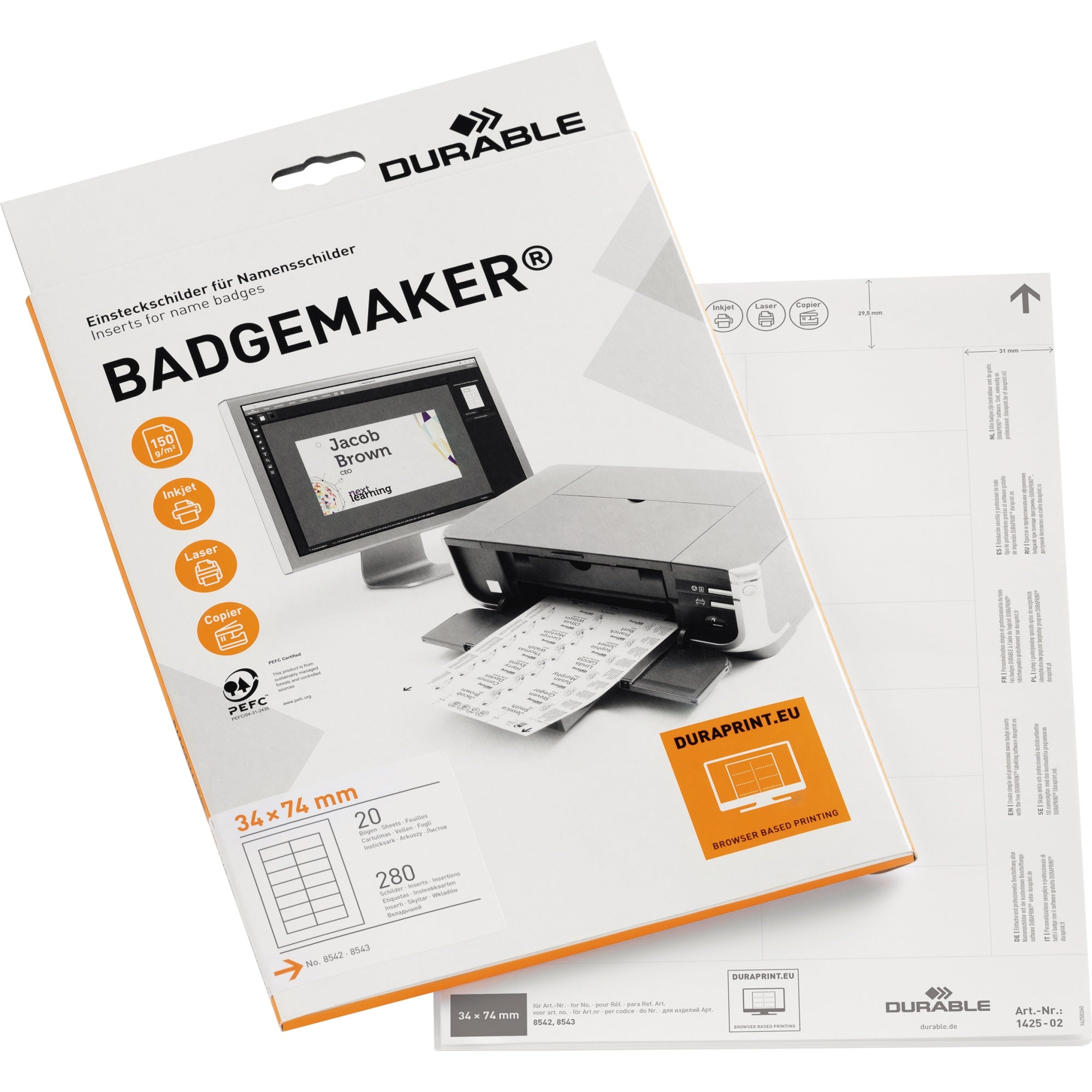 DUR Einsteckschild BADGEMAKER®