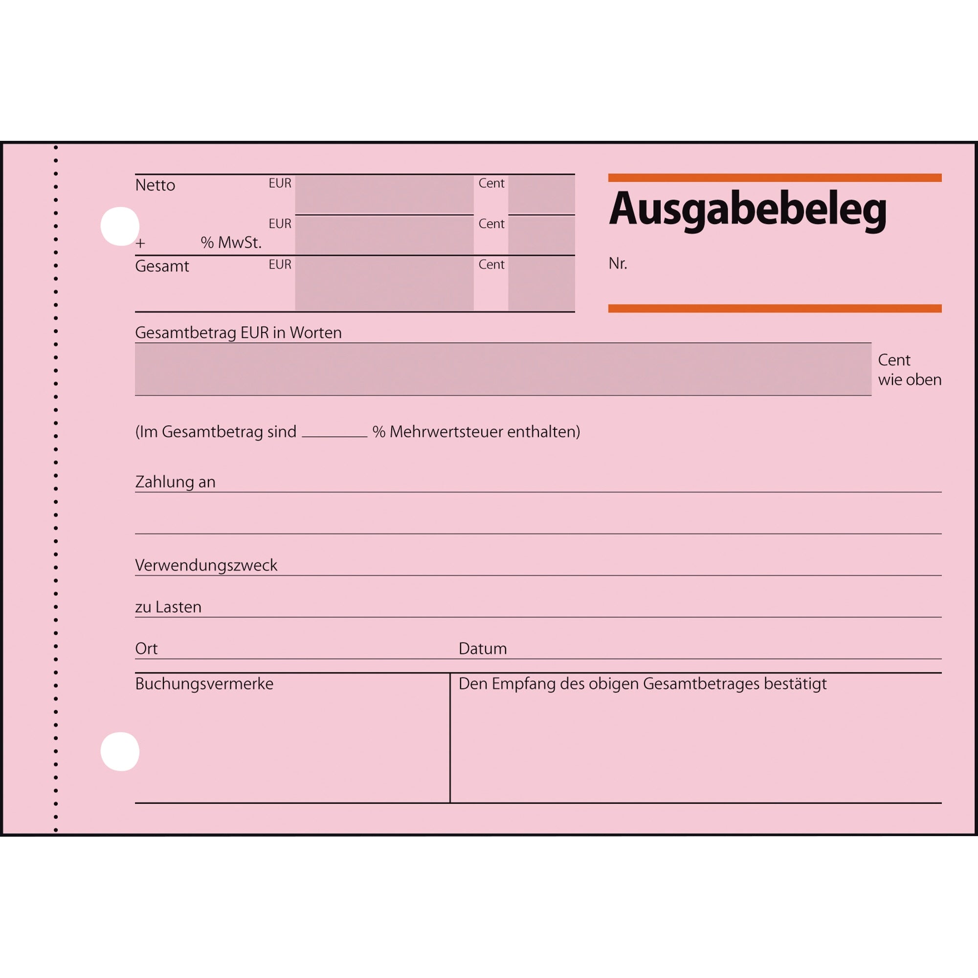Sigel Ausgabebeleg AG 615