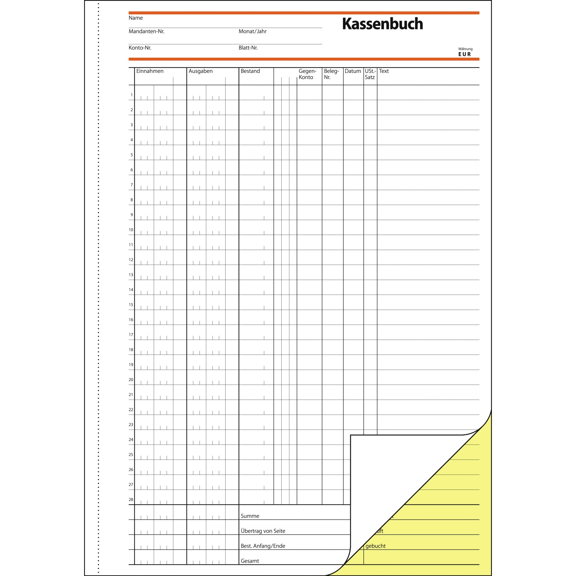 Sigel Kassenbuch SD 056