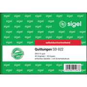 Sigel Quittungsblock SD 022