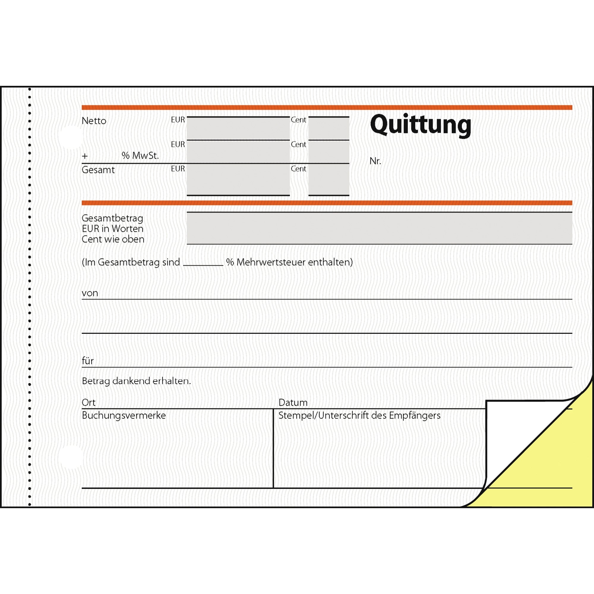 Sigel Quittungsblock SD 021