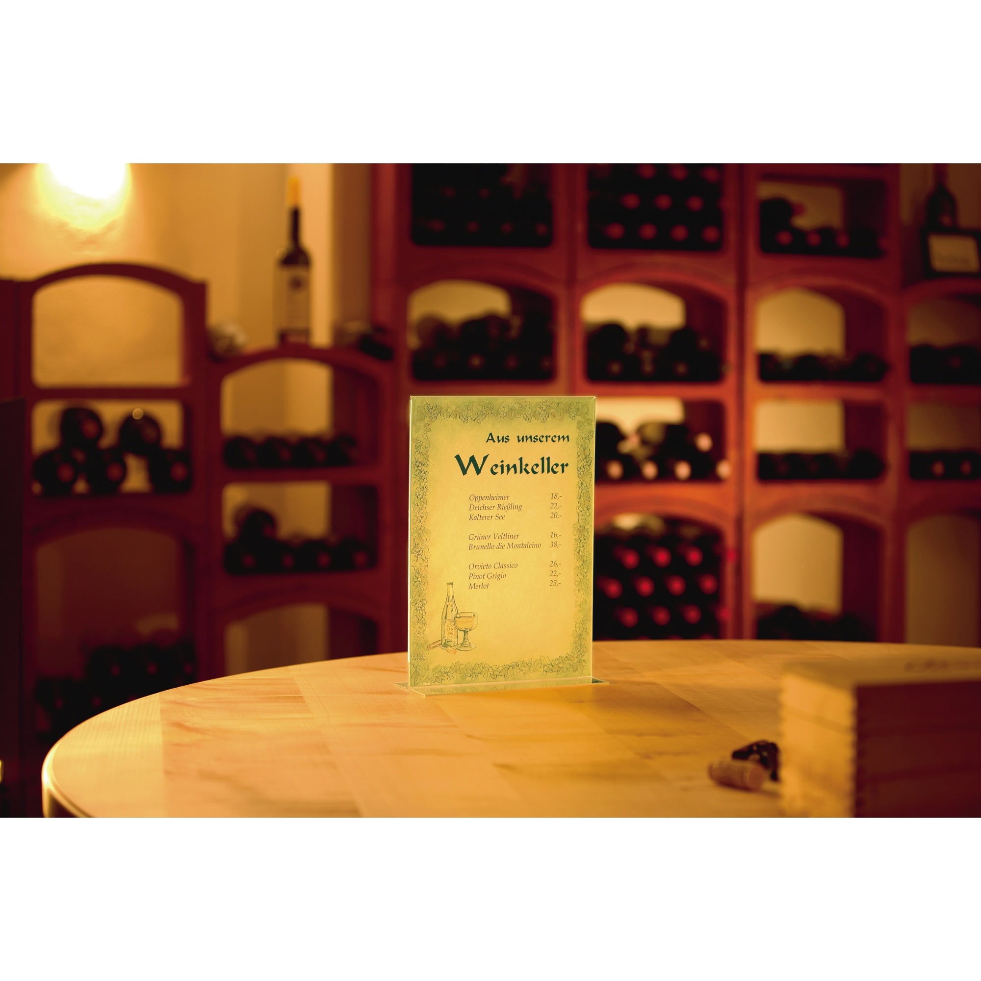 Sigel Tischaufsteller gerade