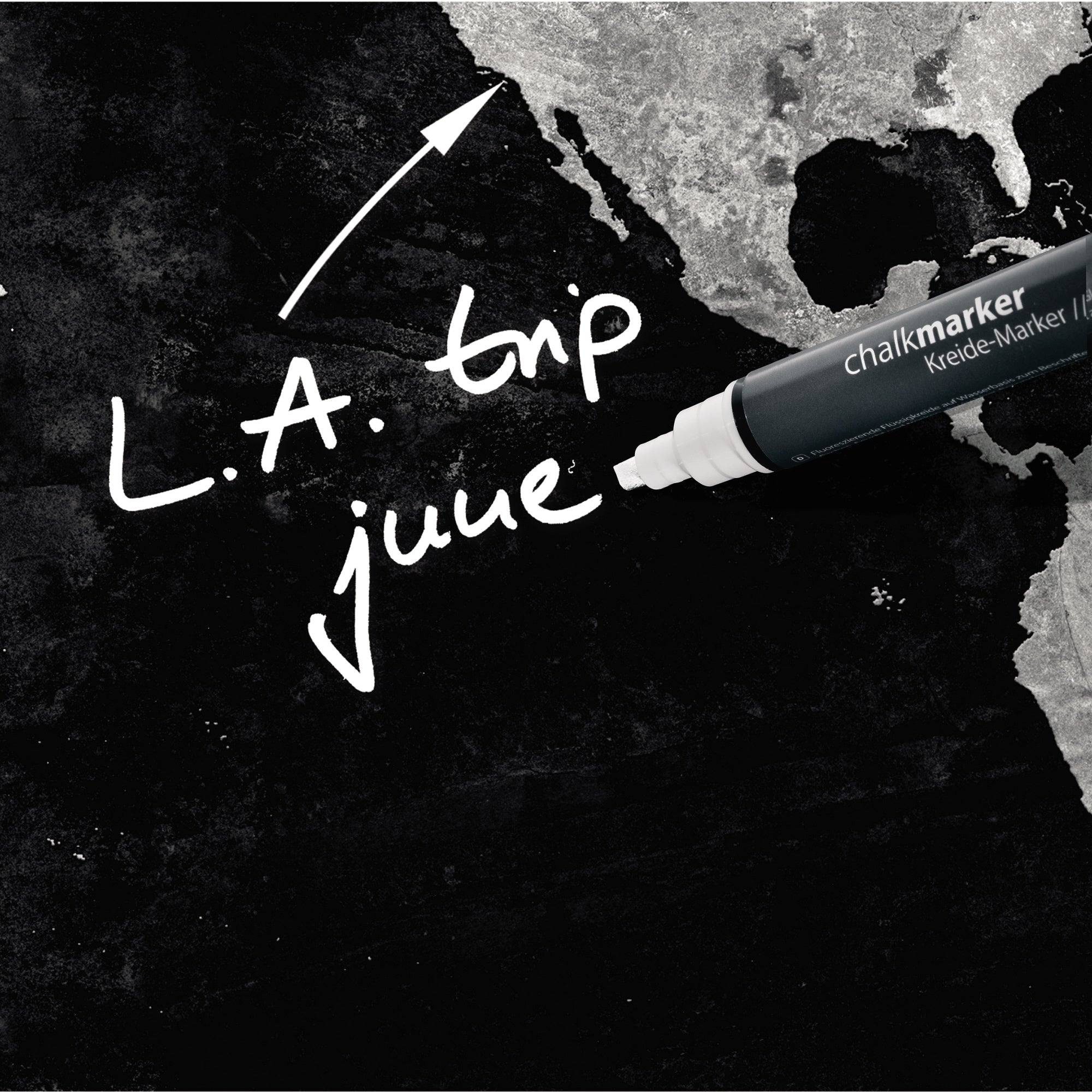 Sigel Glasboard Artverum, design World-Map