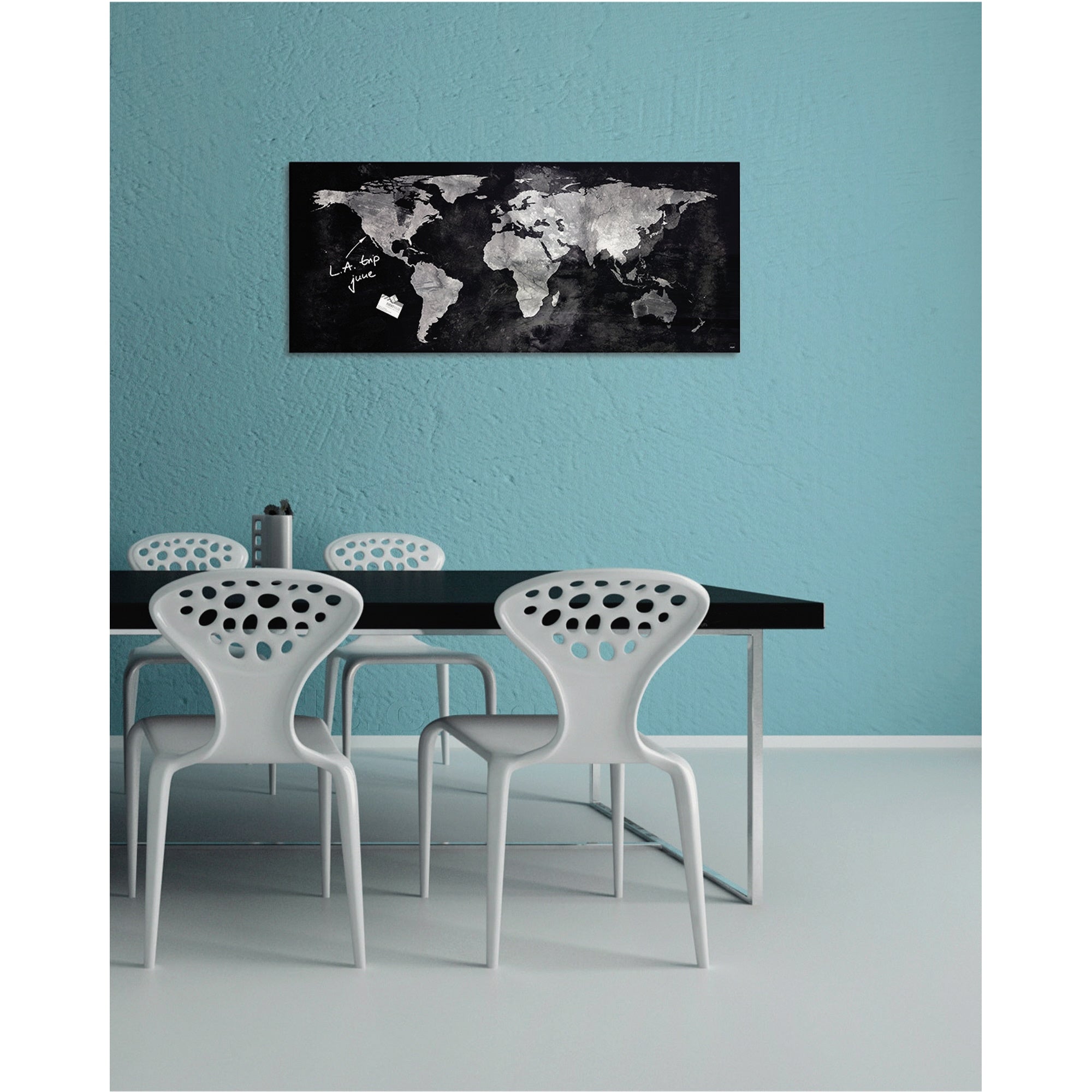 Sigel Glasboard Artverum, design World-Map