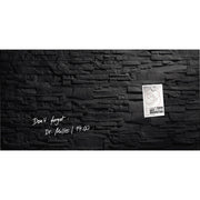 Sigel Glasboard Artverum, design Schiefer Stone