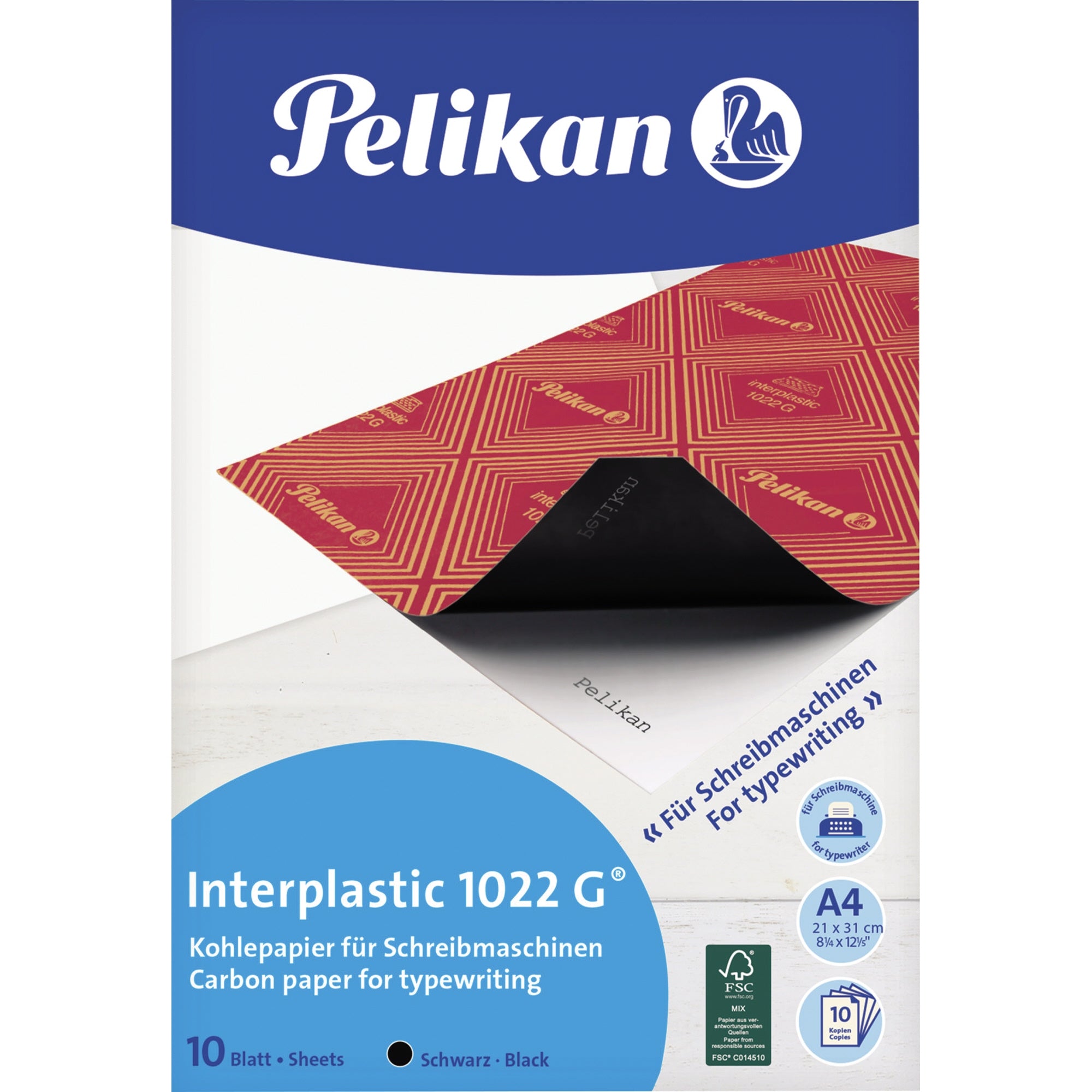 Pelikan Kohlepapier Interplastic 1022G, DIN A4