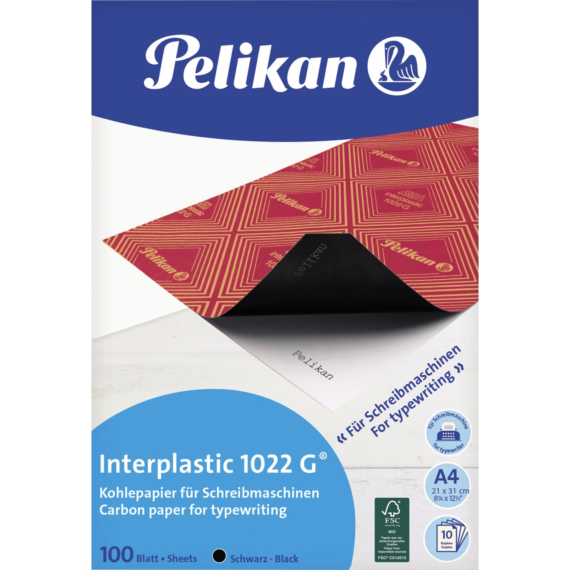 Pelikan Kohlepapier Interplastic 1022G, DIN A4
