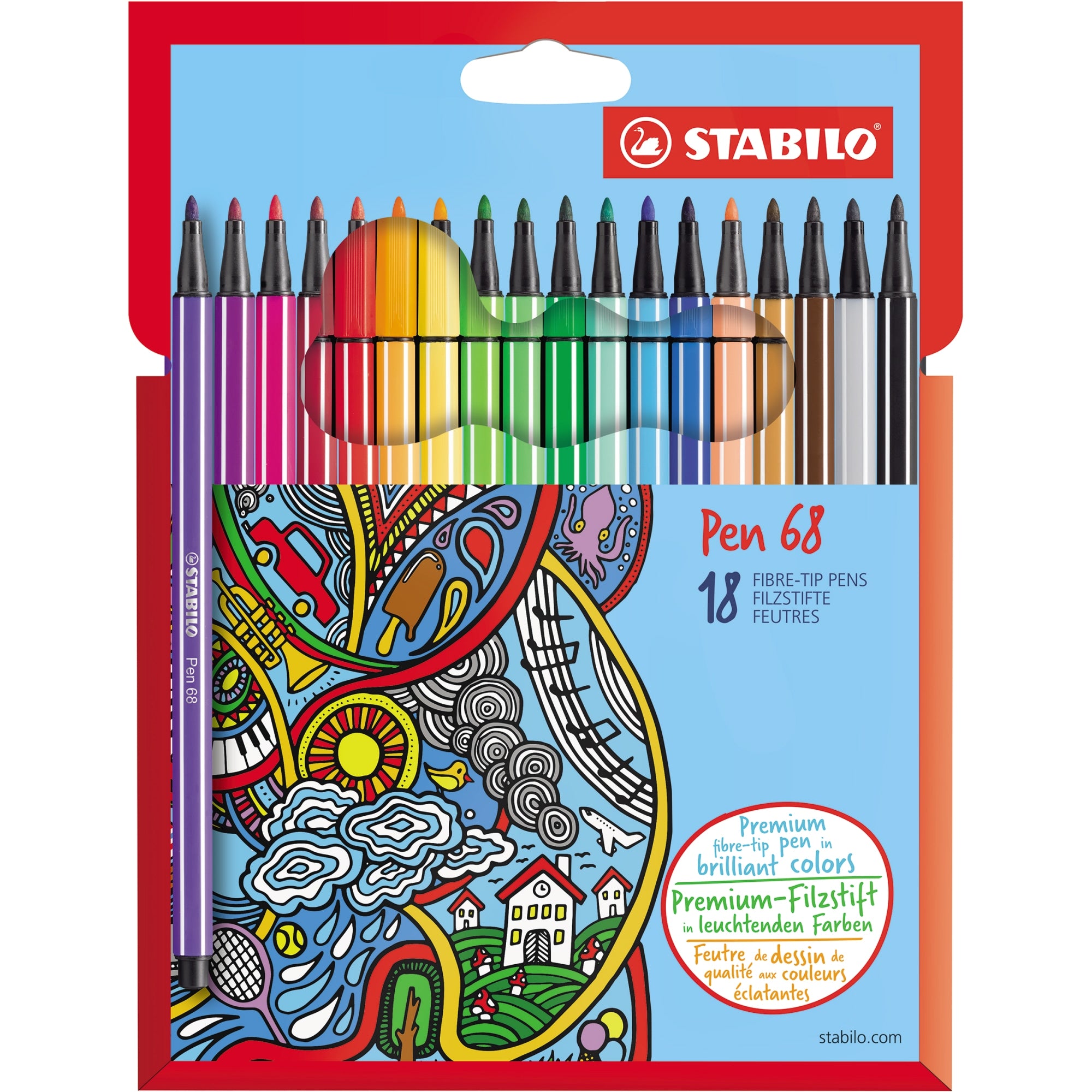 Stabilo Fasermaler Pen 68