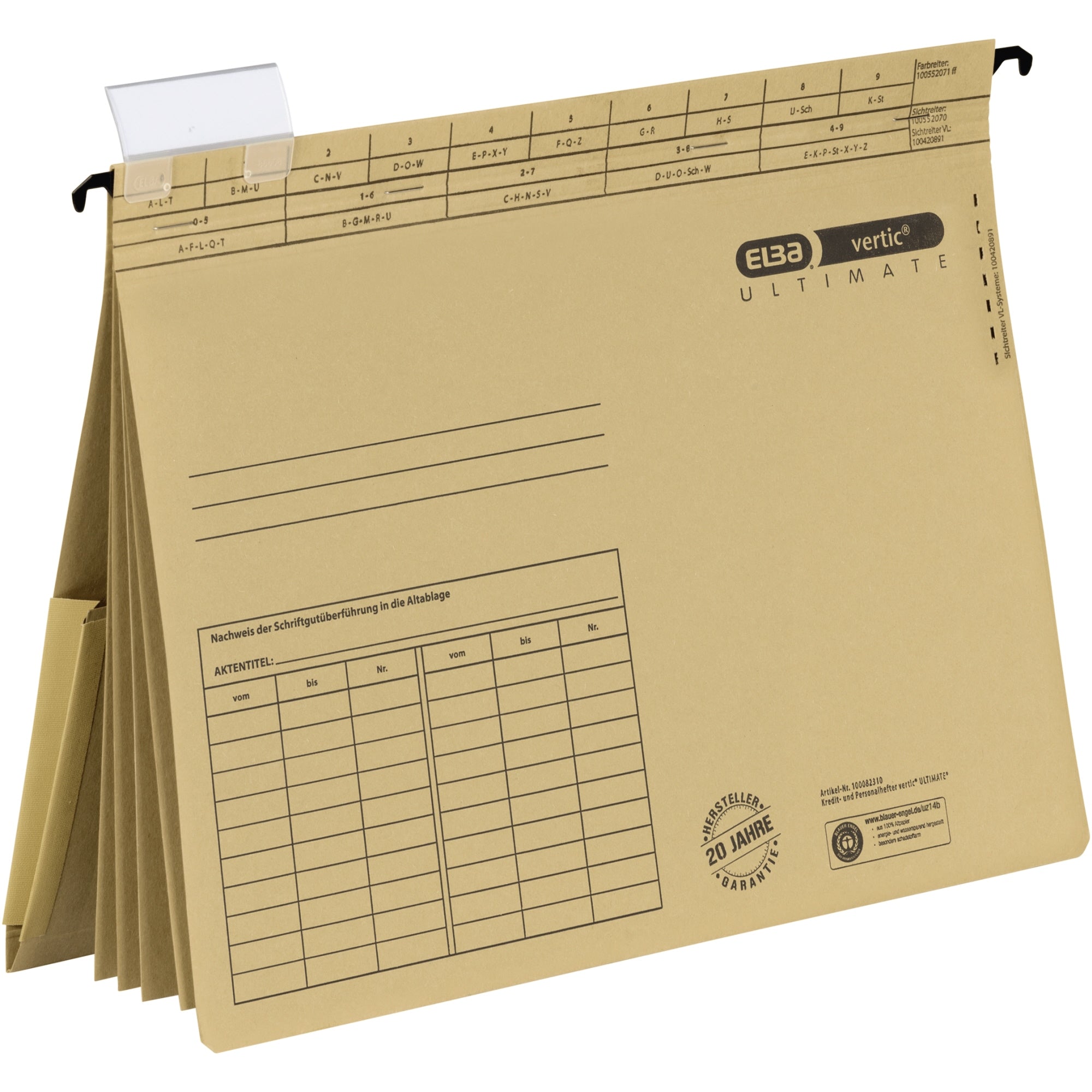 Elba Hängehefter ULTIMATE DIN A4 kfm. Heftung br