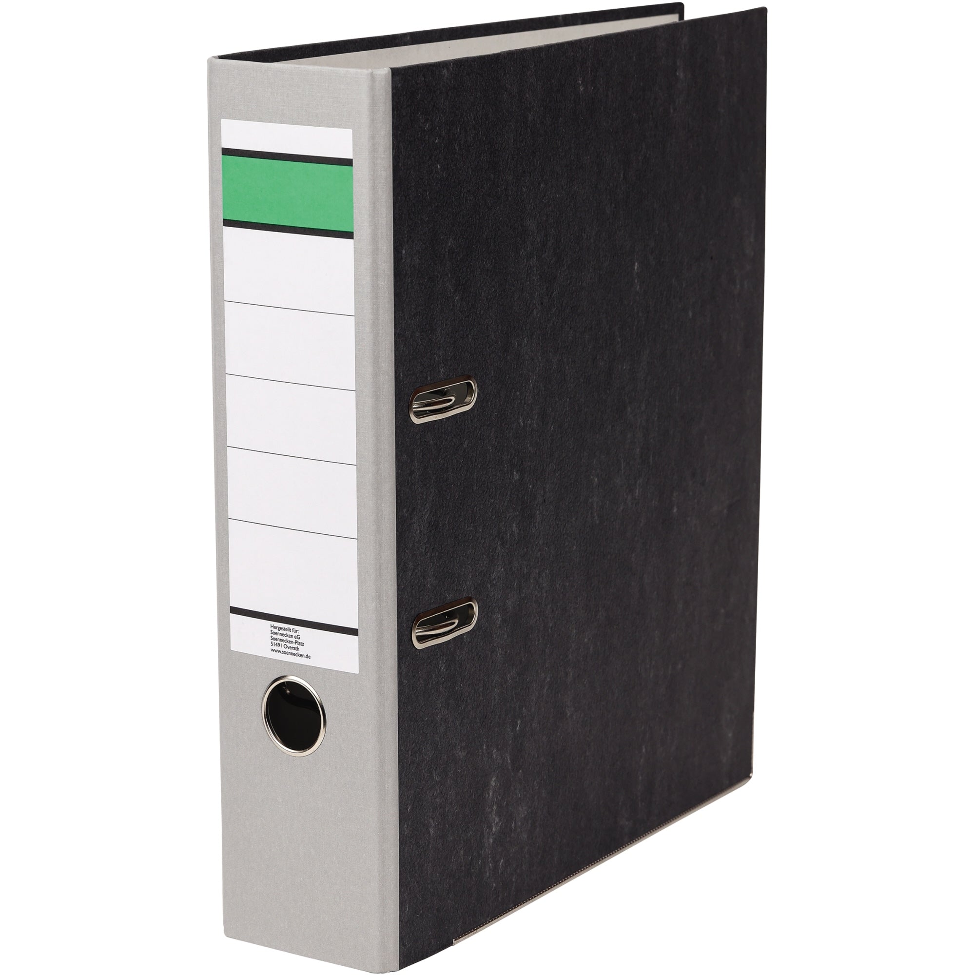 Ordner DIN A4 80mm Recycling Pappe gr