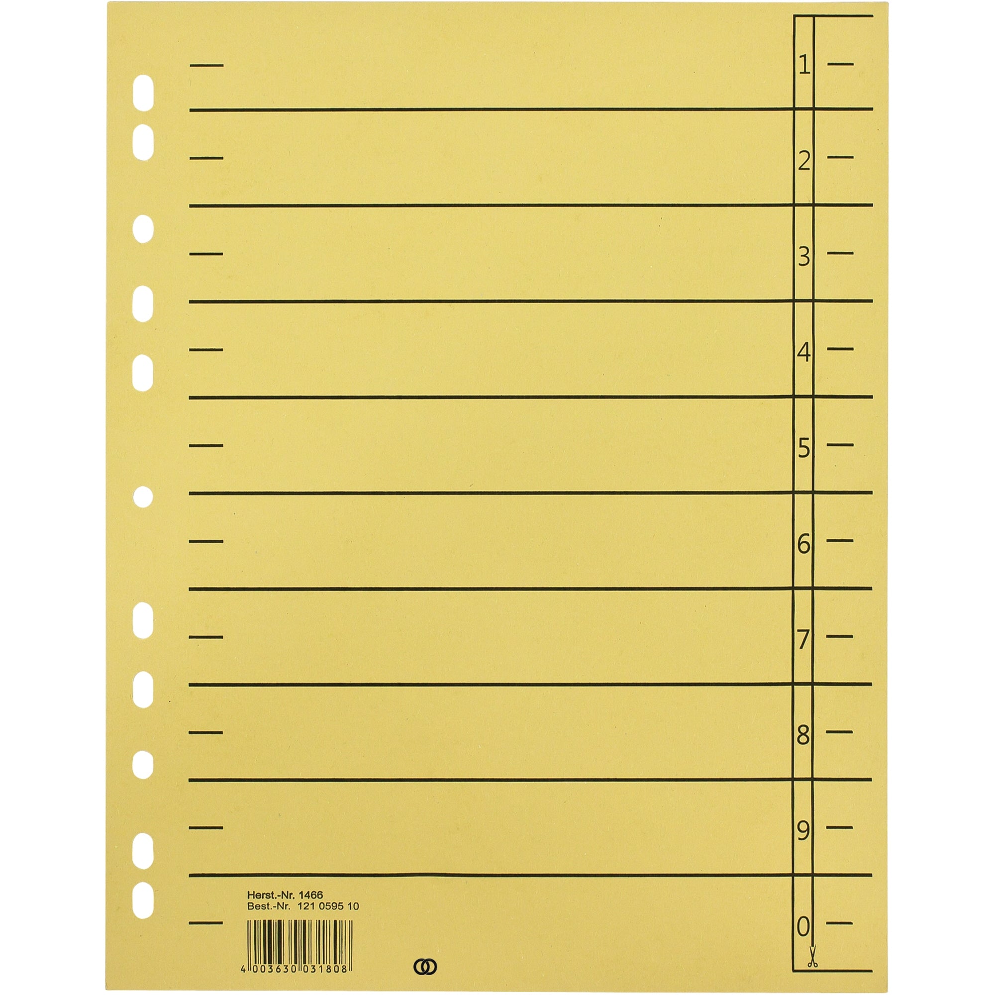 Soennecken Trennblatt oeco, DIN A4