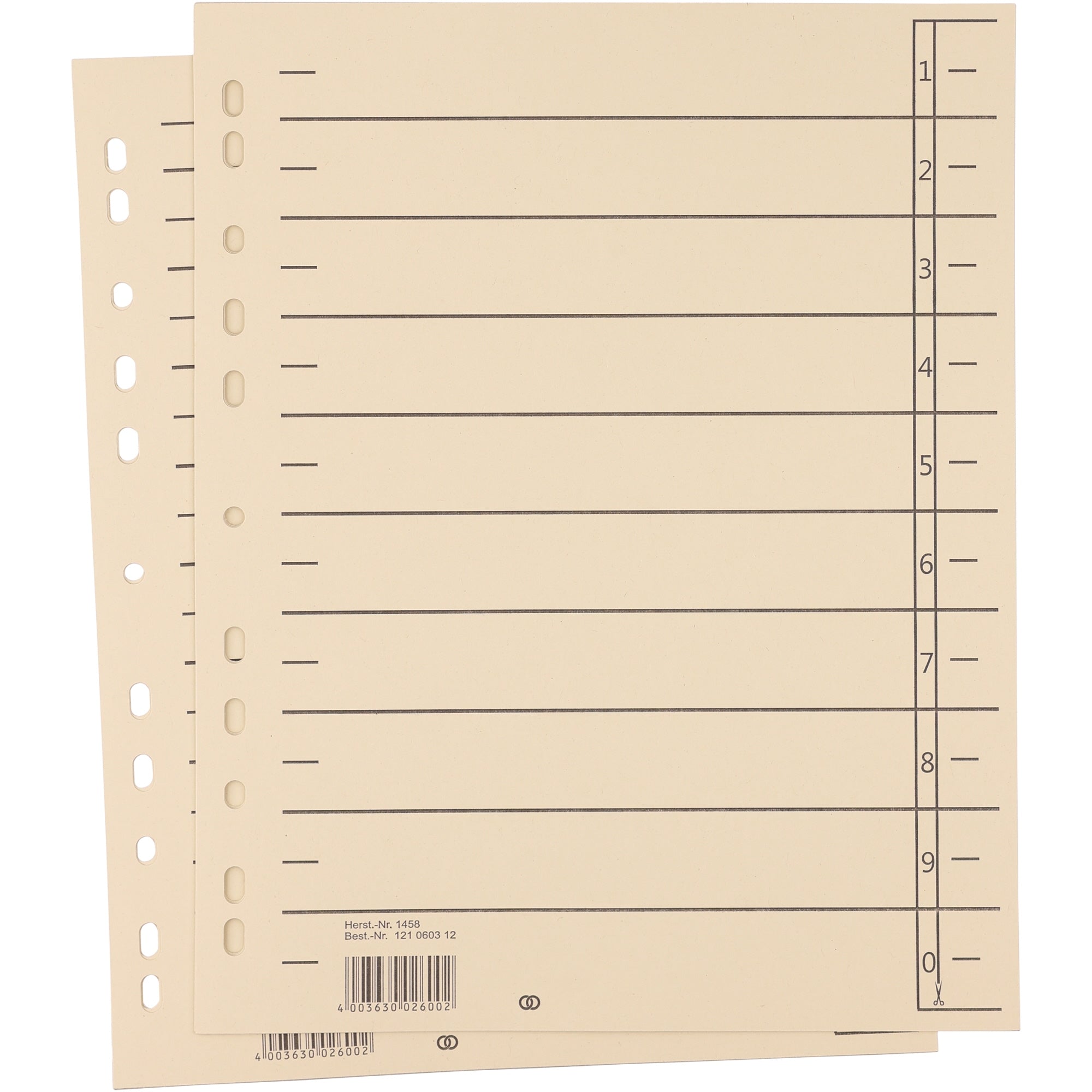 Soennecken Trennblatt oeco, DIN A4
