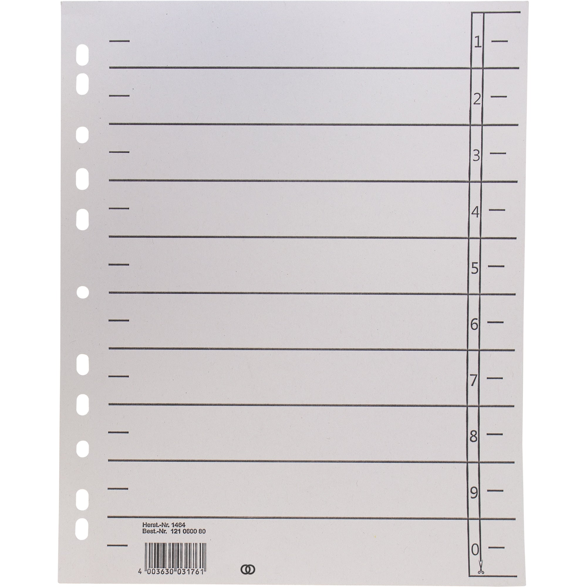 Soennecken Trennblatt oeco, DIN A4