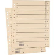 Soennecken Trennblatt A4 200g Karton ch 100St., DIN A4