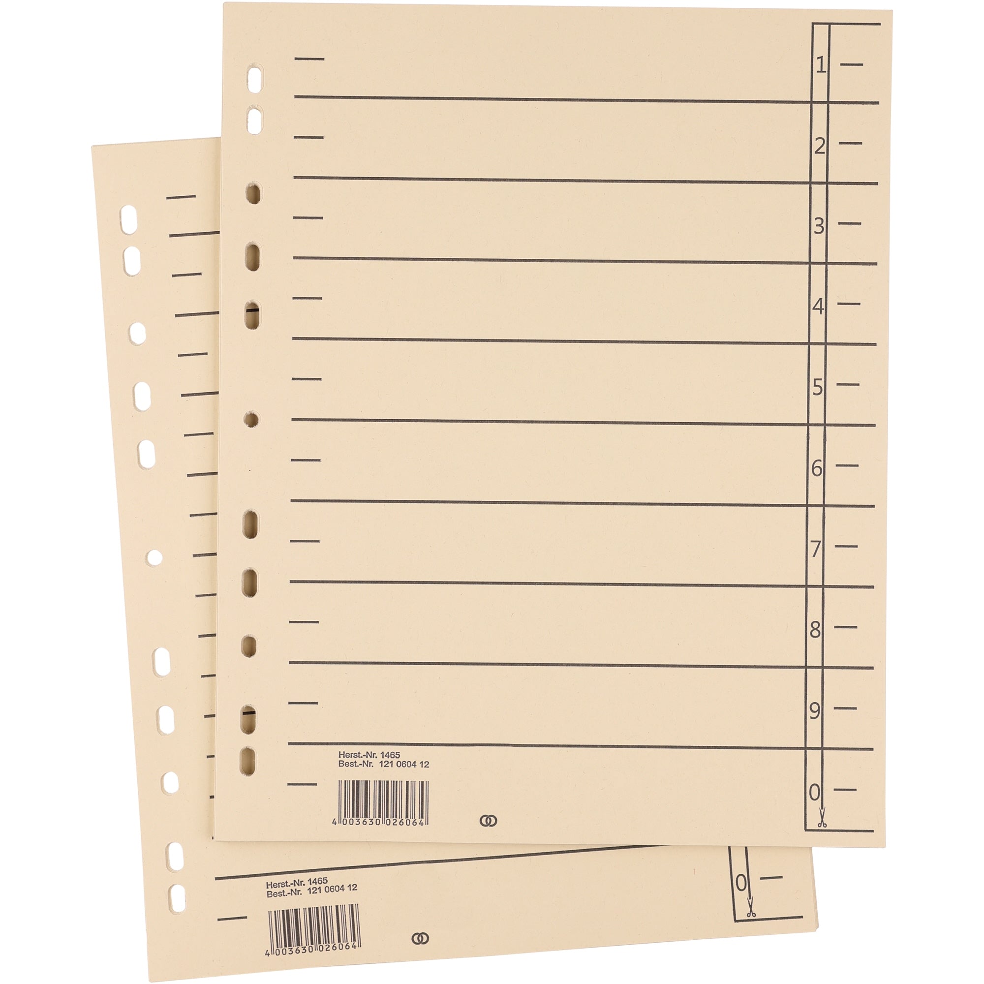 Soennecken Trennblatt oeco, DIN A4