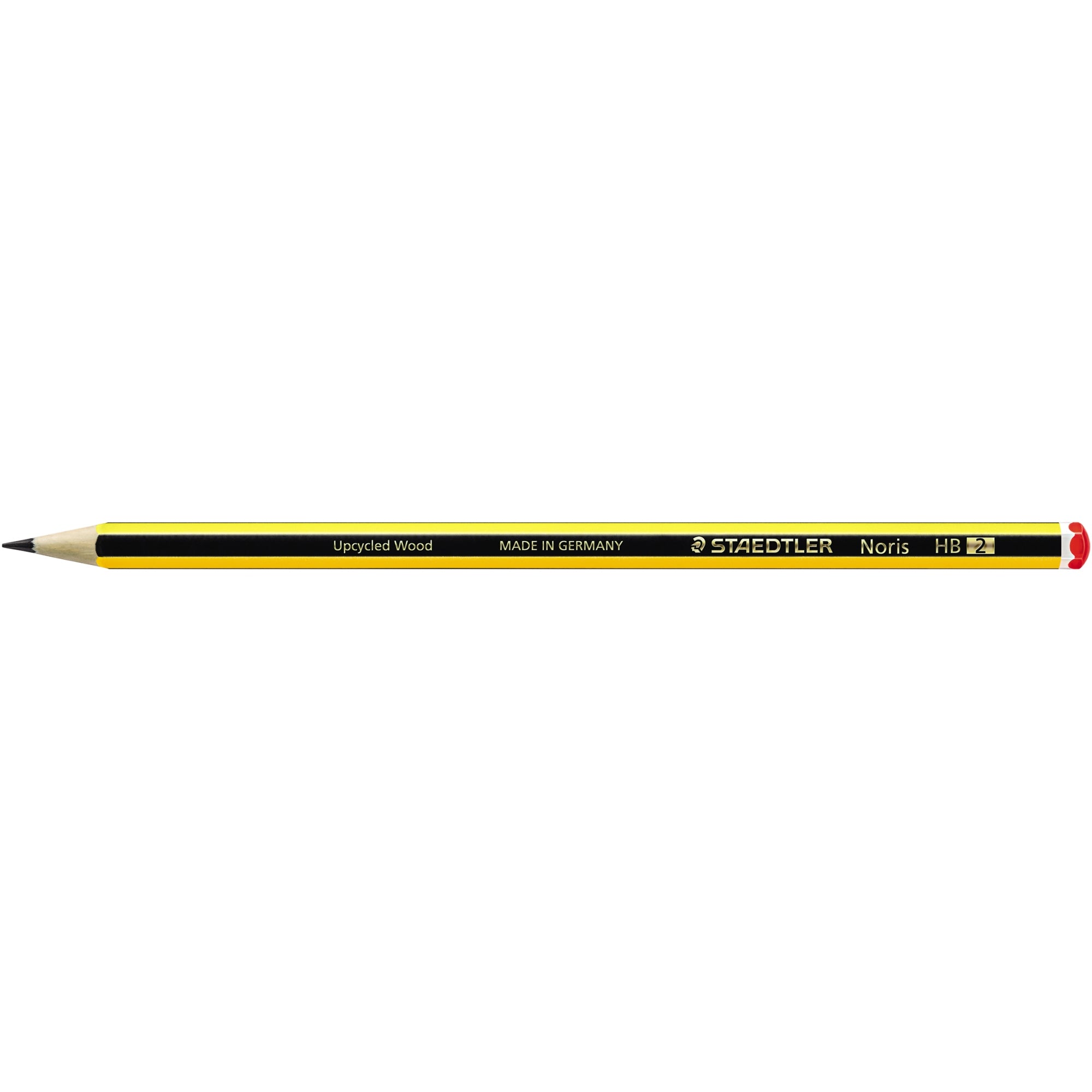 Staedtler Bleistift Noris HB sechskantform ge/sw