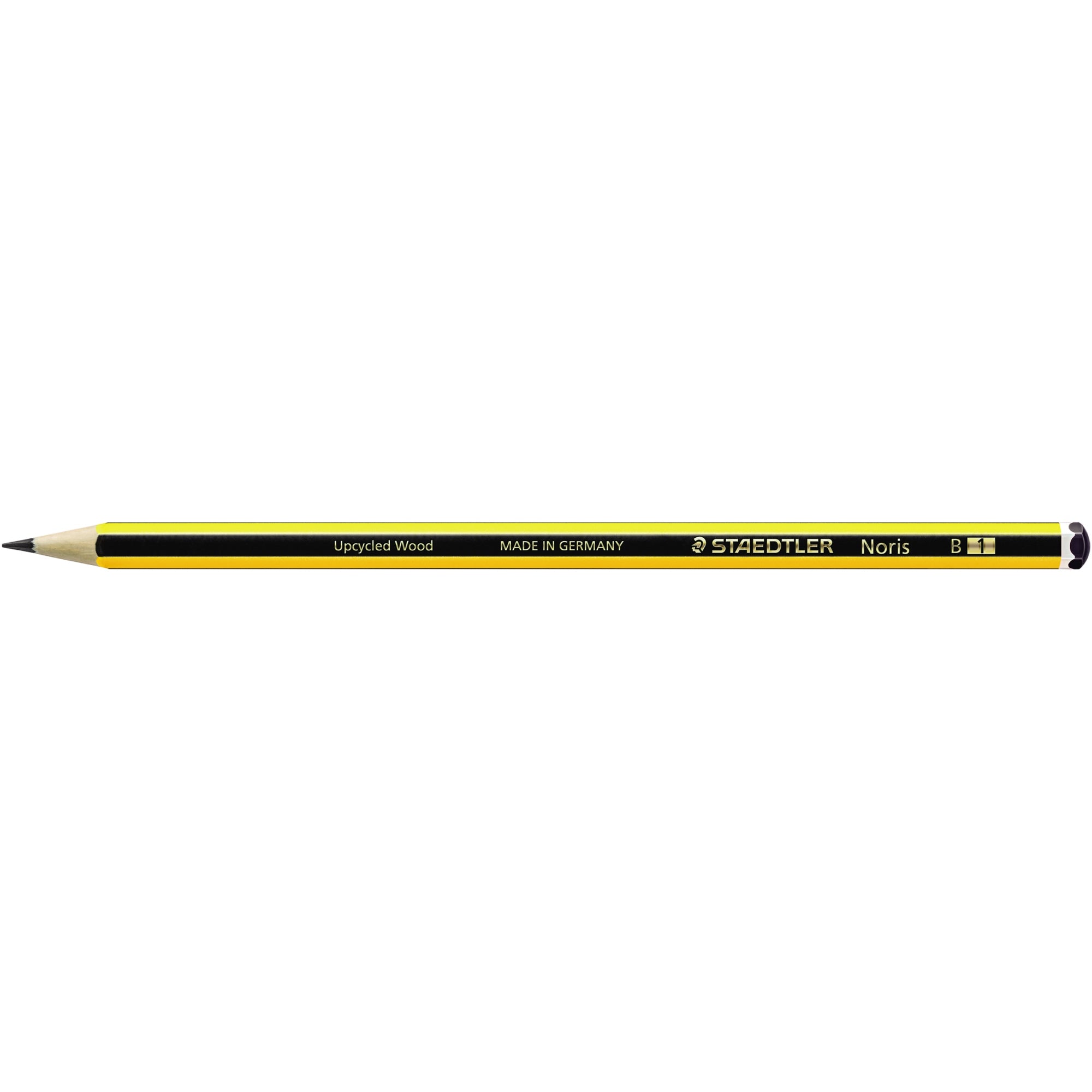 Staedtler Bleistift Noris HB sechskantform ge/sw