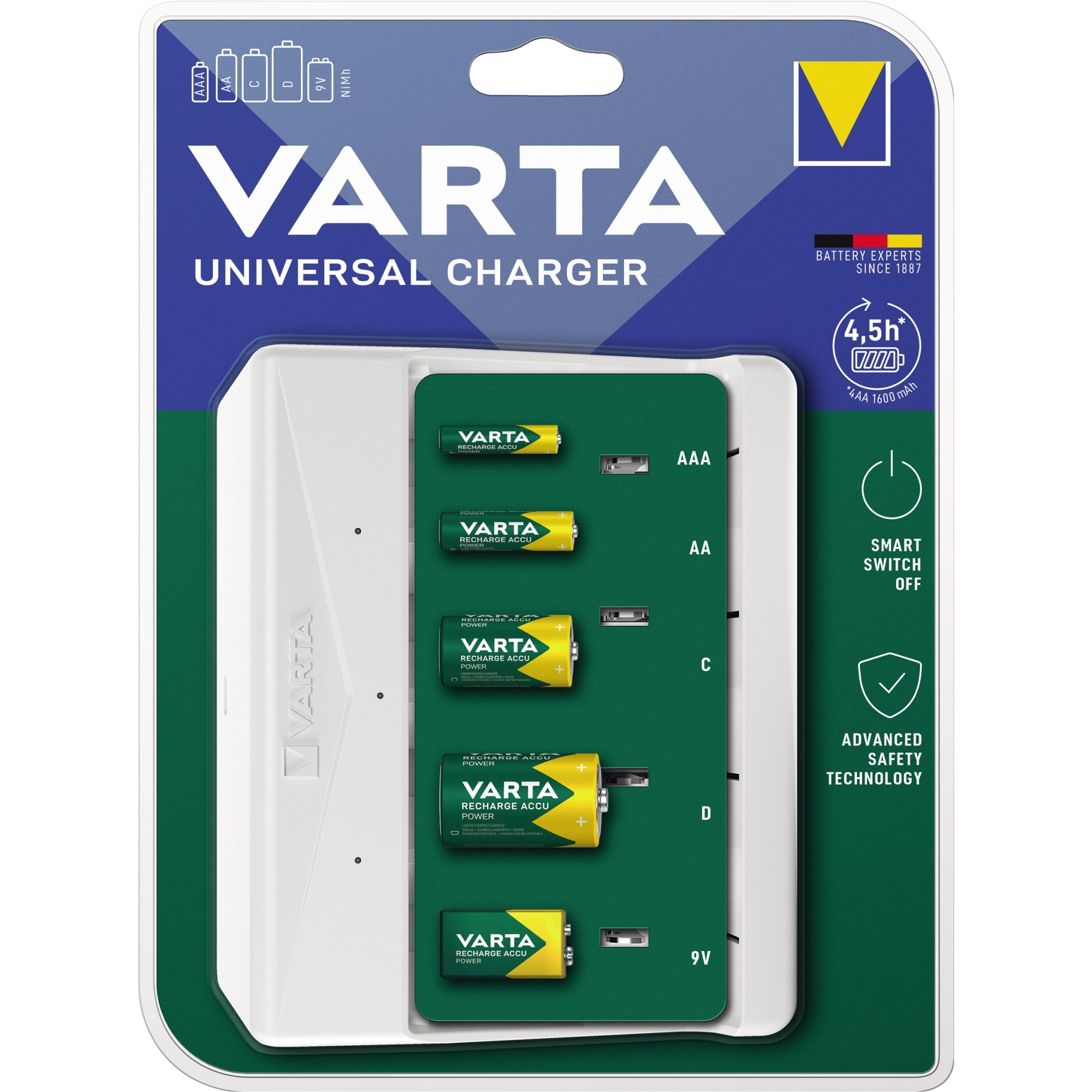 Varta Akkuladegerät Universal Charger