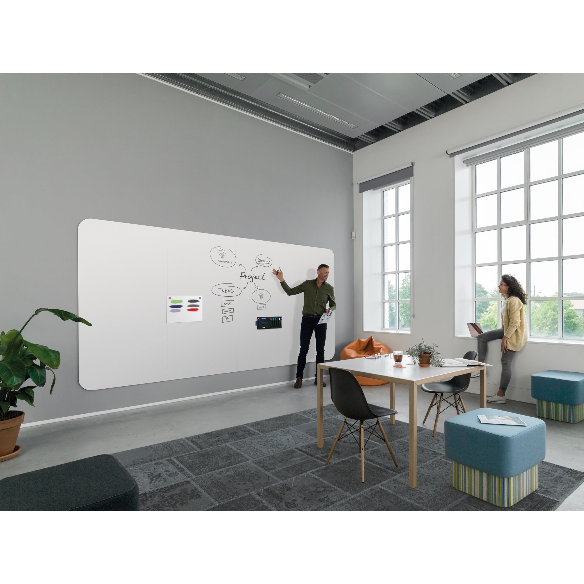 magnetoplan Whiteboard Infinity Wall X