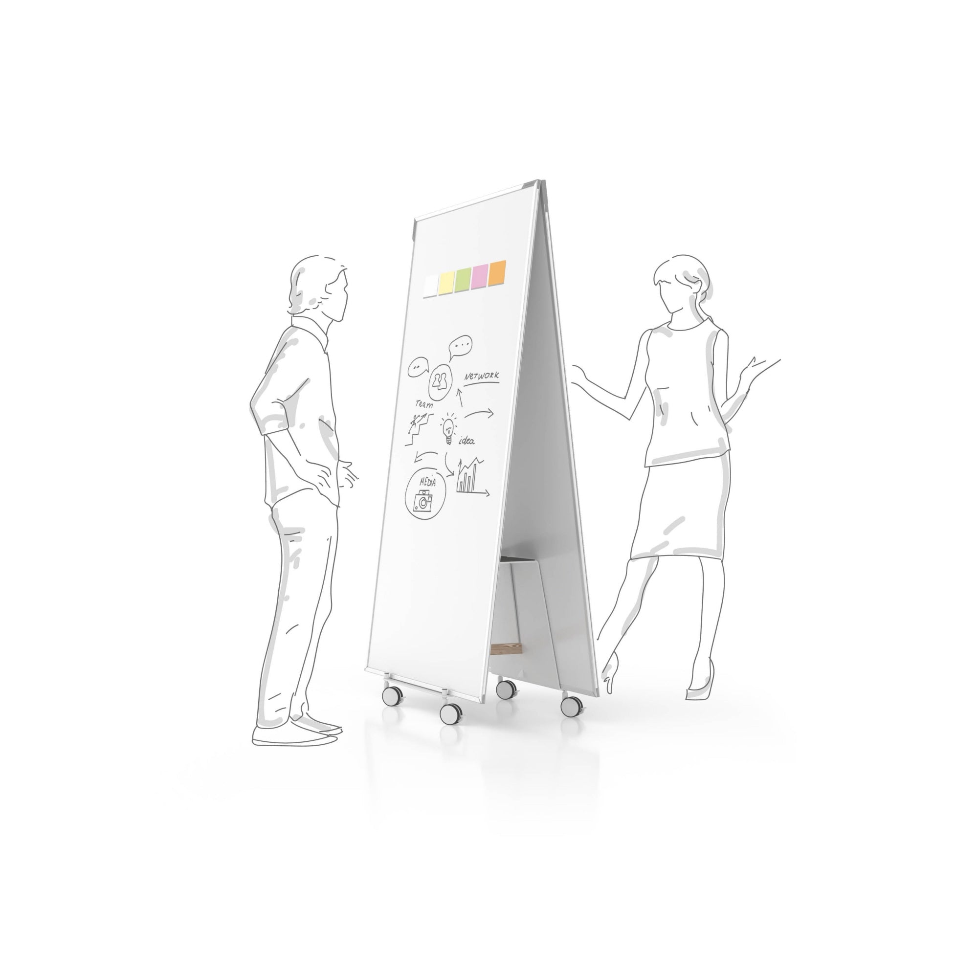 magnetoplan Whiteboard Design-Thinking Kit