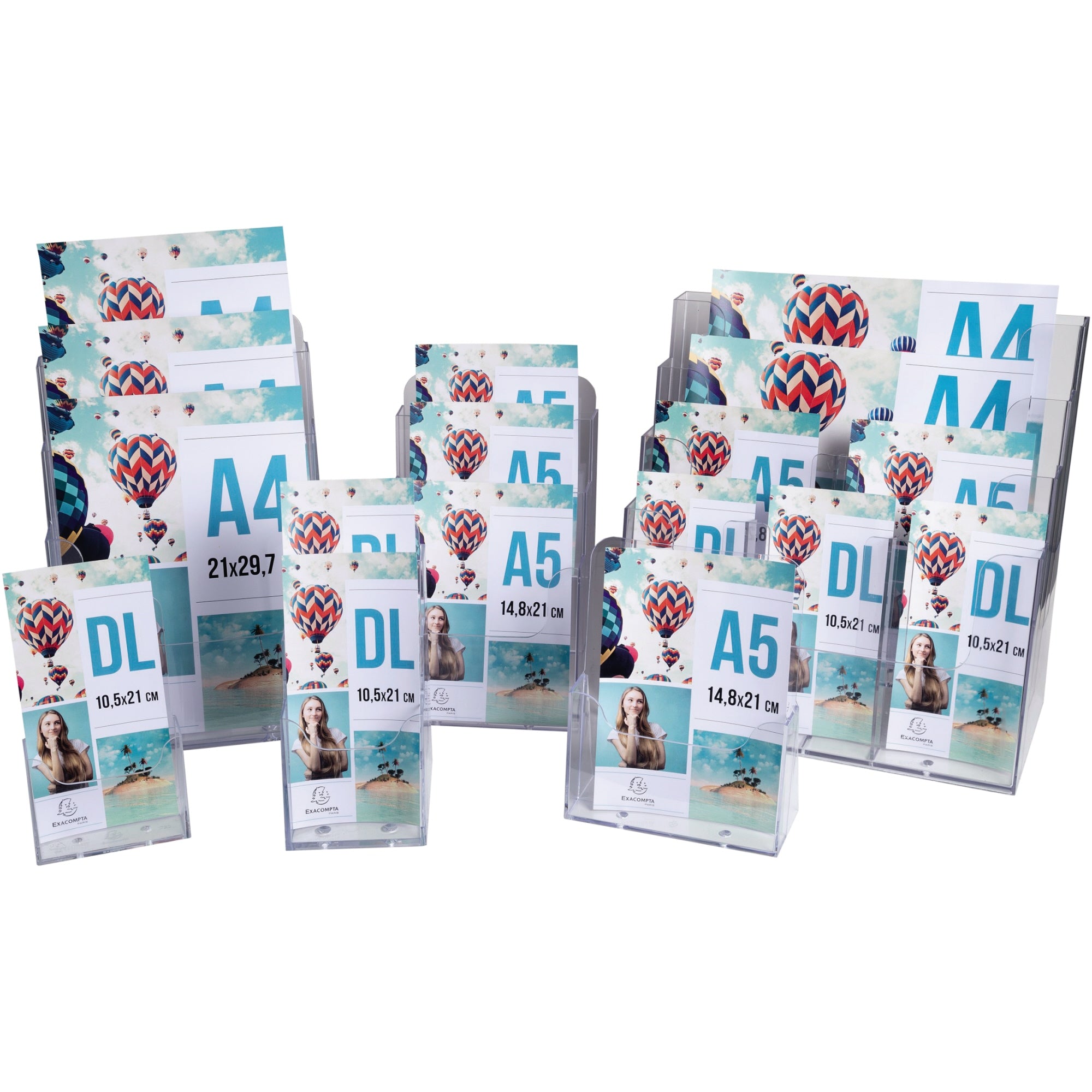 Exacompta Prospekthalter Office Exacryl, DIN A5