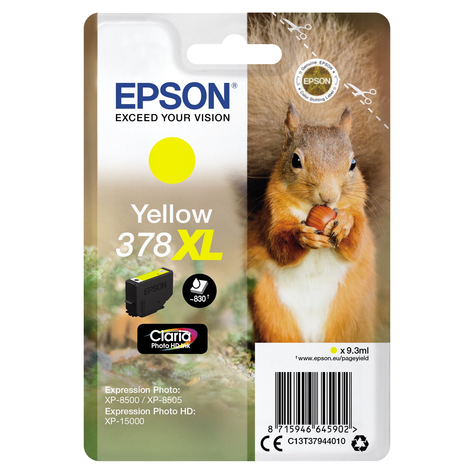 Epson Tintenpatrone, gelb