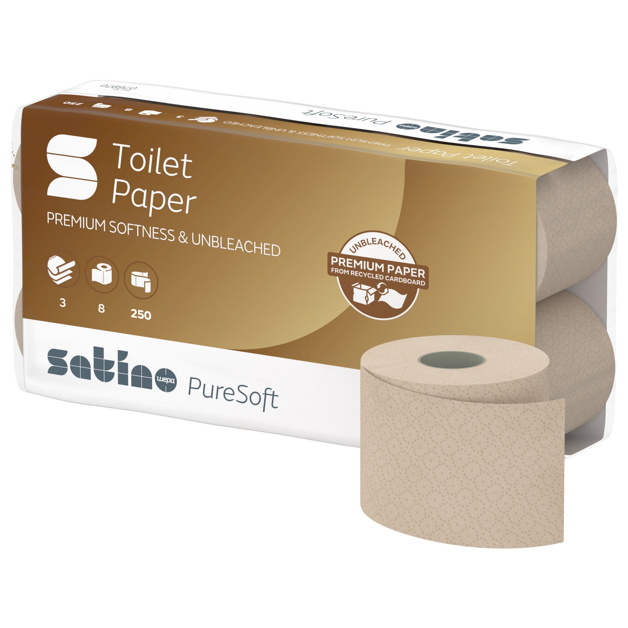 Satino Toilettenpapier PureSoft 8 St.