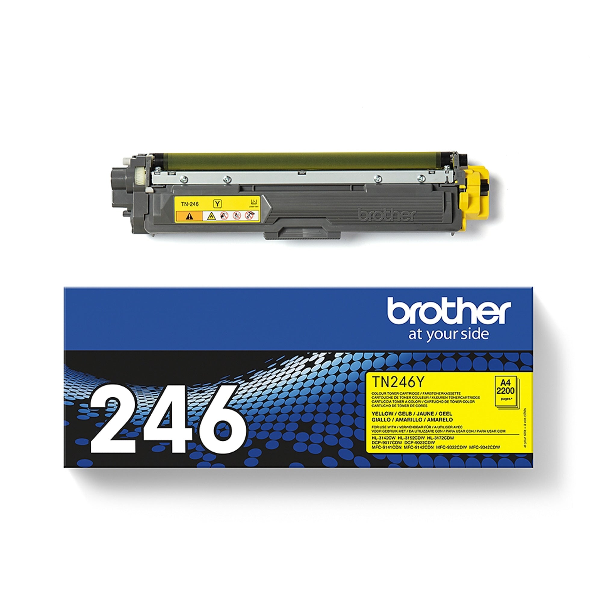 Brother Toner, gelb
