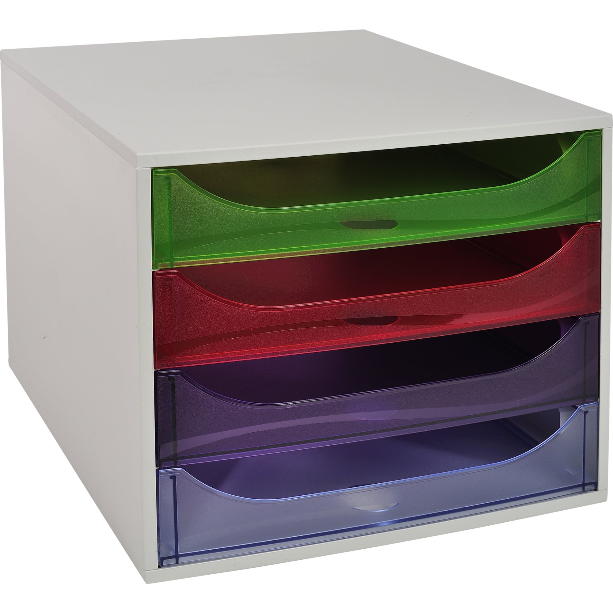 Exacompta Schubladenbox ECOBOX, DIN A4, Überbreite