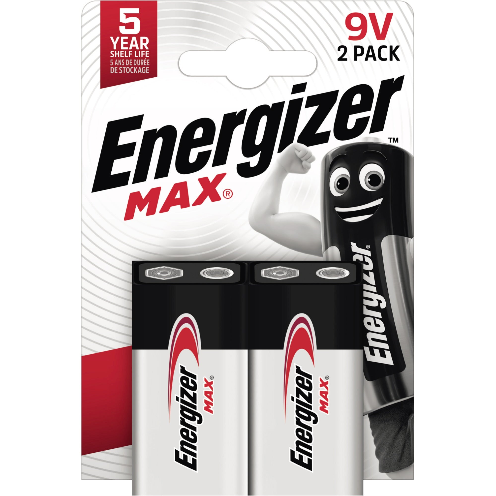 Energizer Batterie Max Alkaline 9V E-Block 2St.