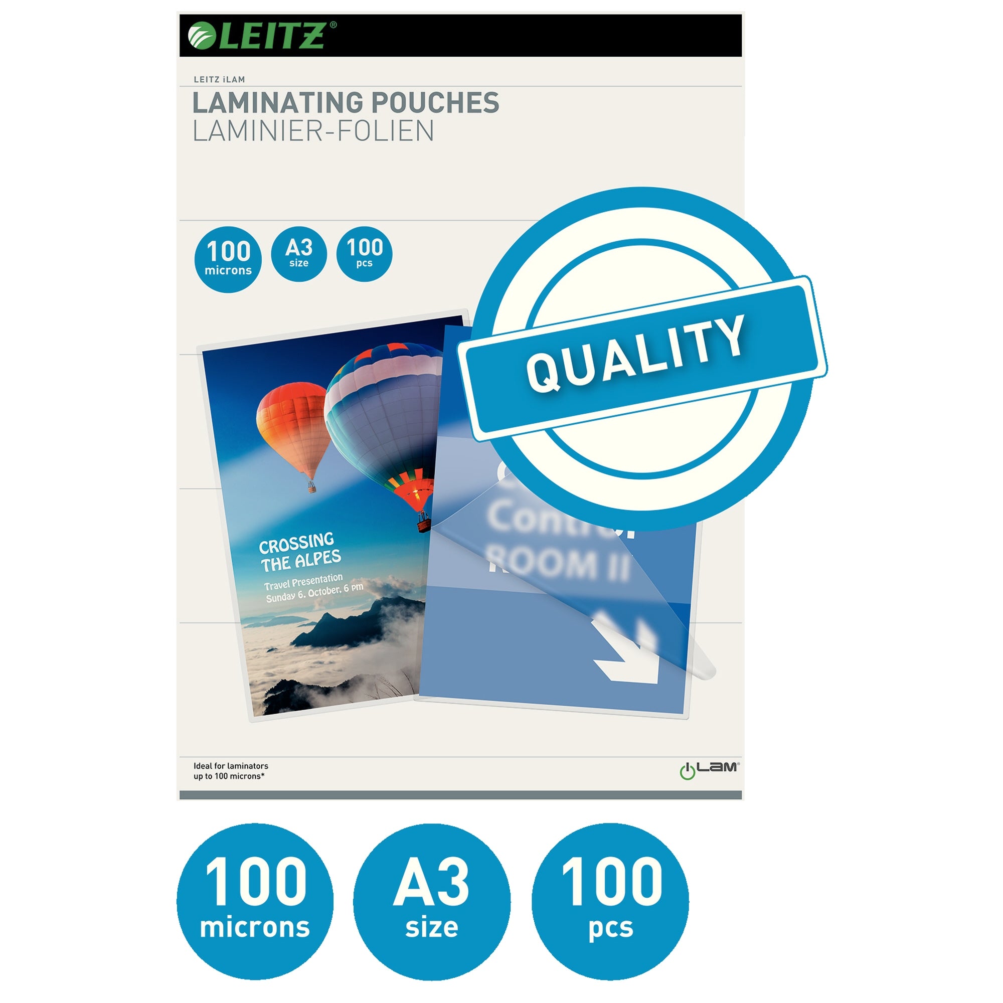 Leitz Laminierfolie, DIN A3