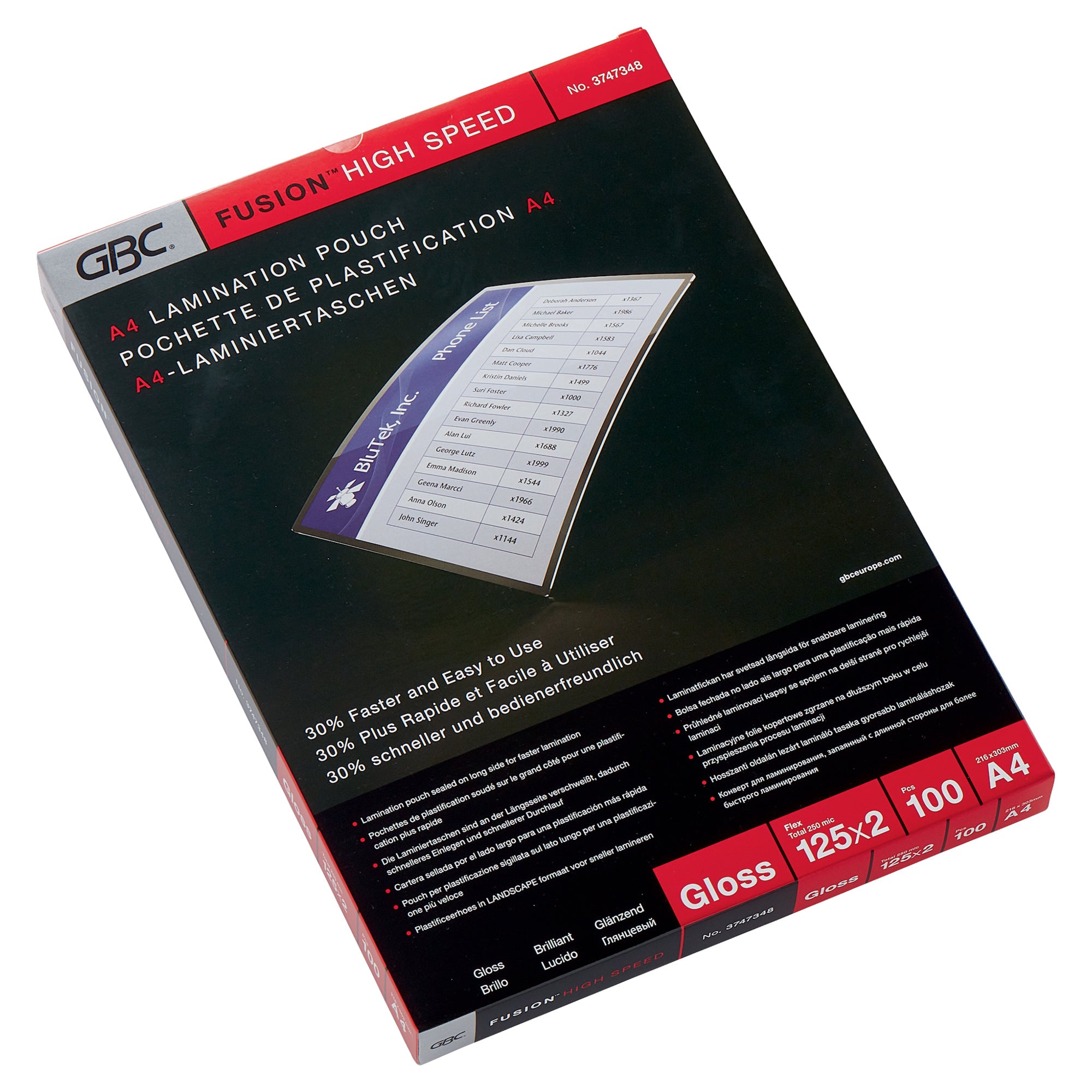 Gbc Laminierfolie HighSpeedTPouch, DIN A4