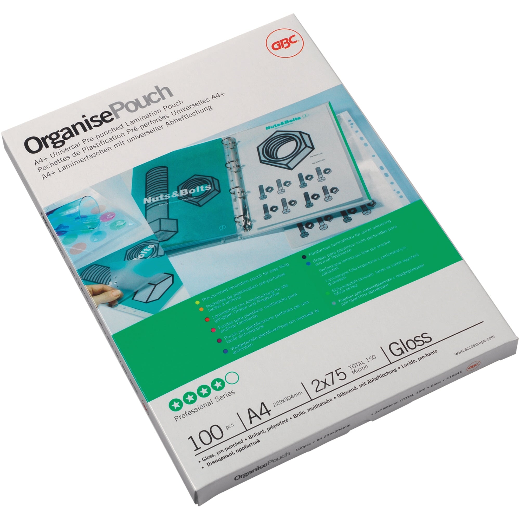 GBC Laminierfolie OrganiseTPouch