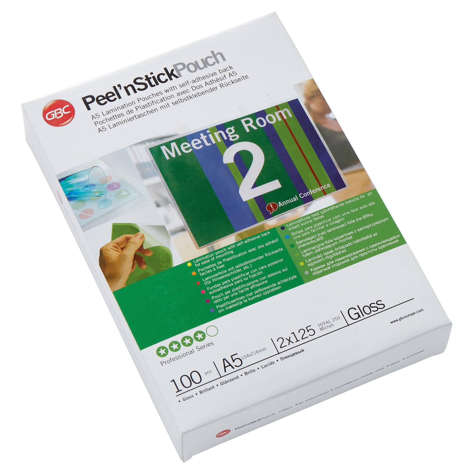 Gbc Laminierfolie Peel'nStickTPouch