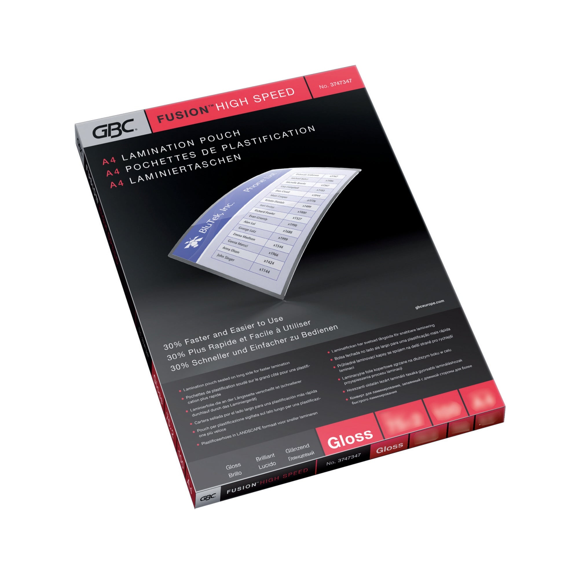 Gbc Laminierfolie HighSpeedTPouch, DIN A4