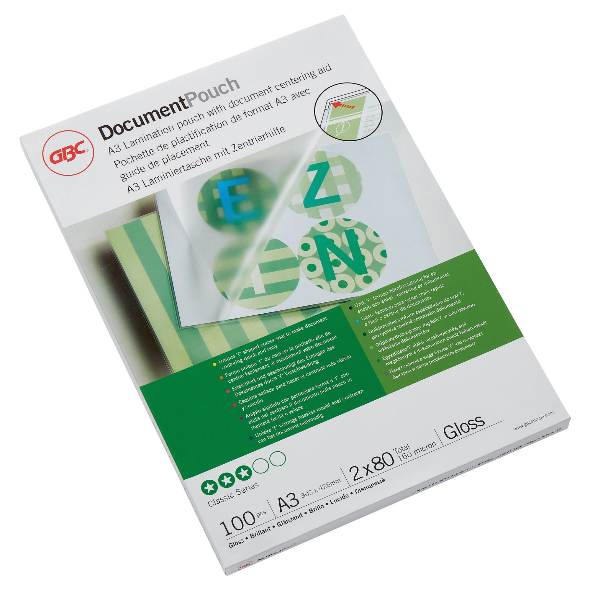 Gbc Laminierfolie DocumentT Pouch, DIN A3