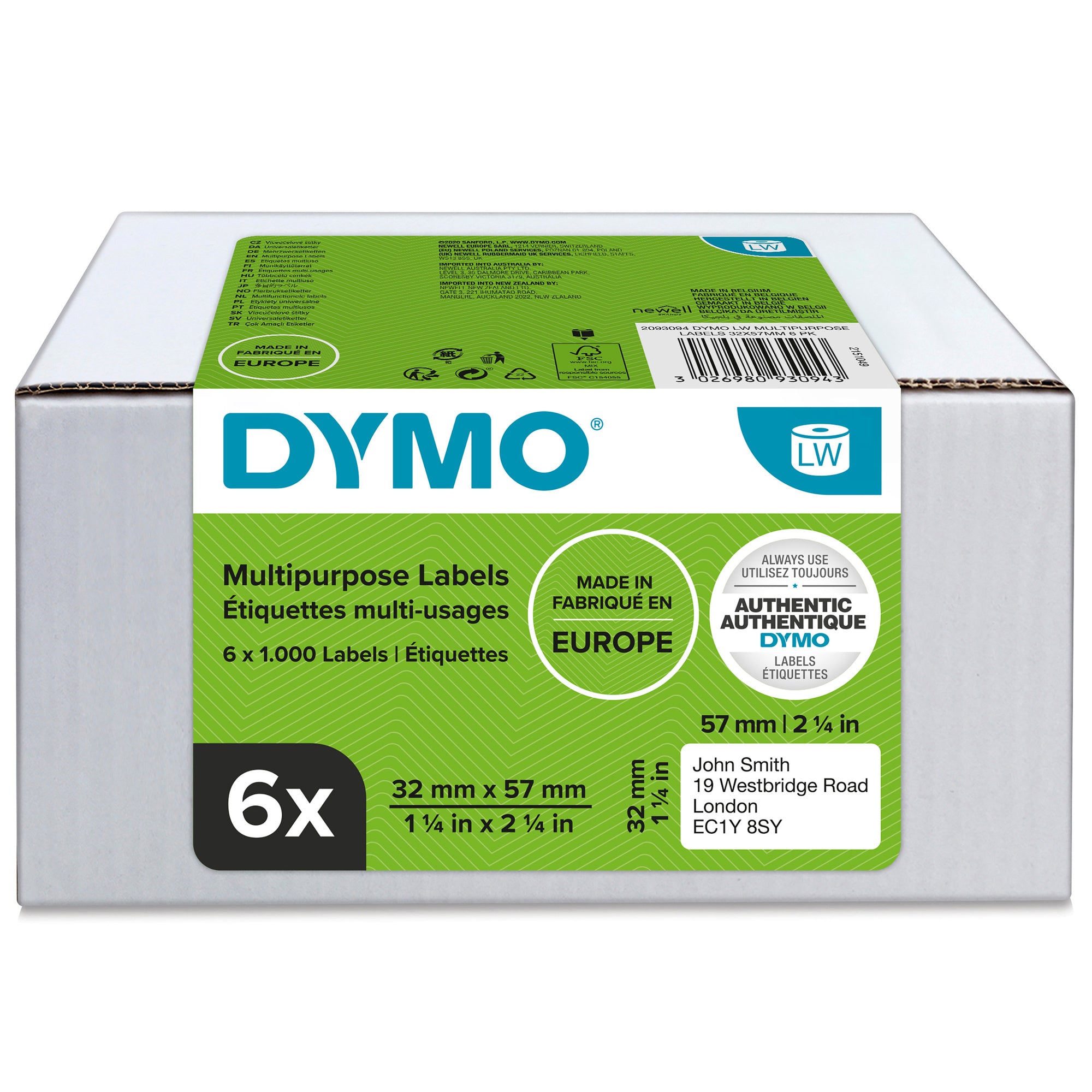Dymo Vielzwecketikett