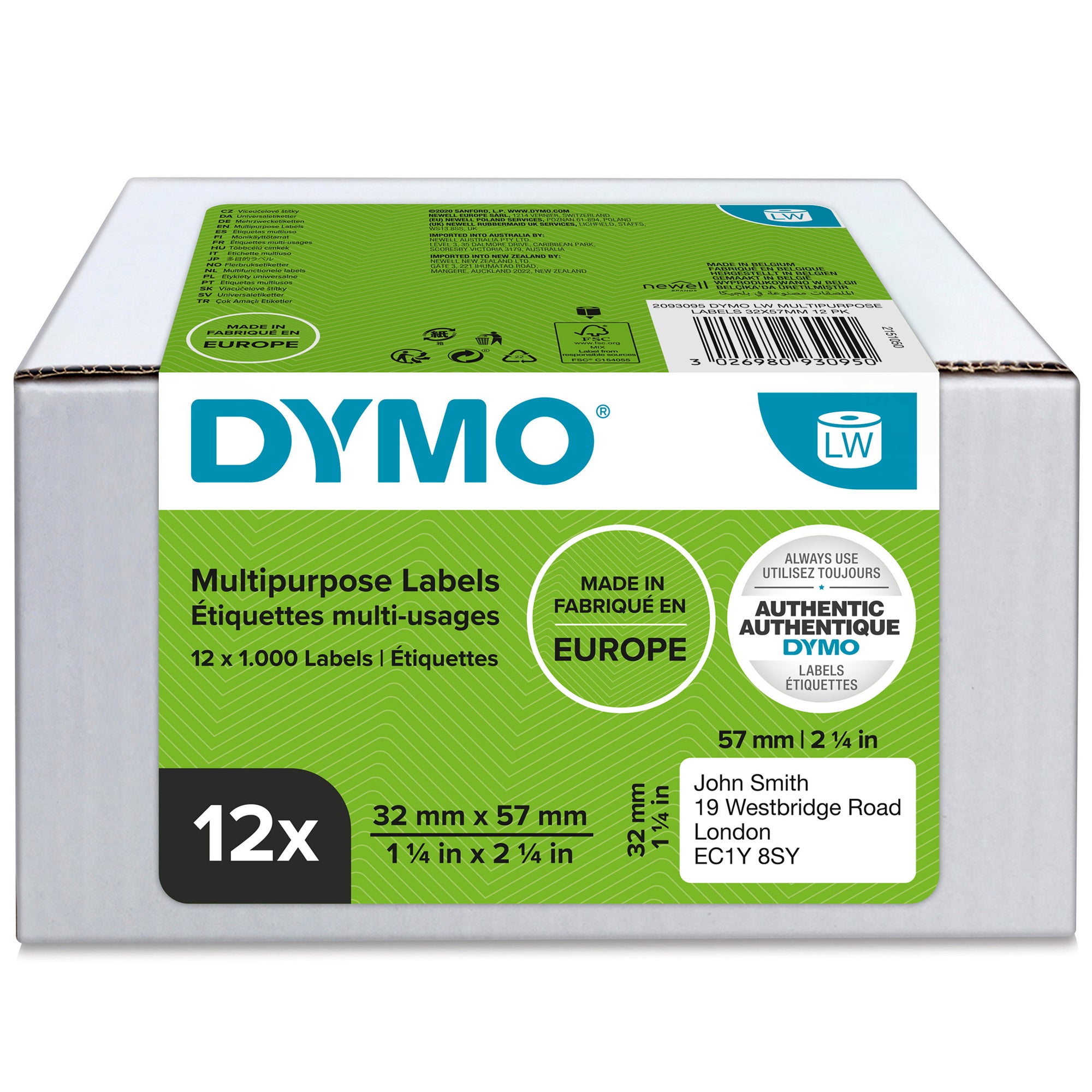 Dymo Vielzwecketikett
