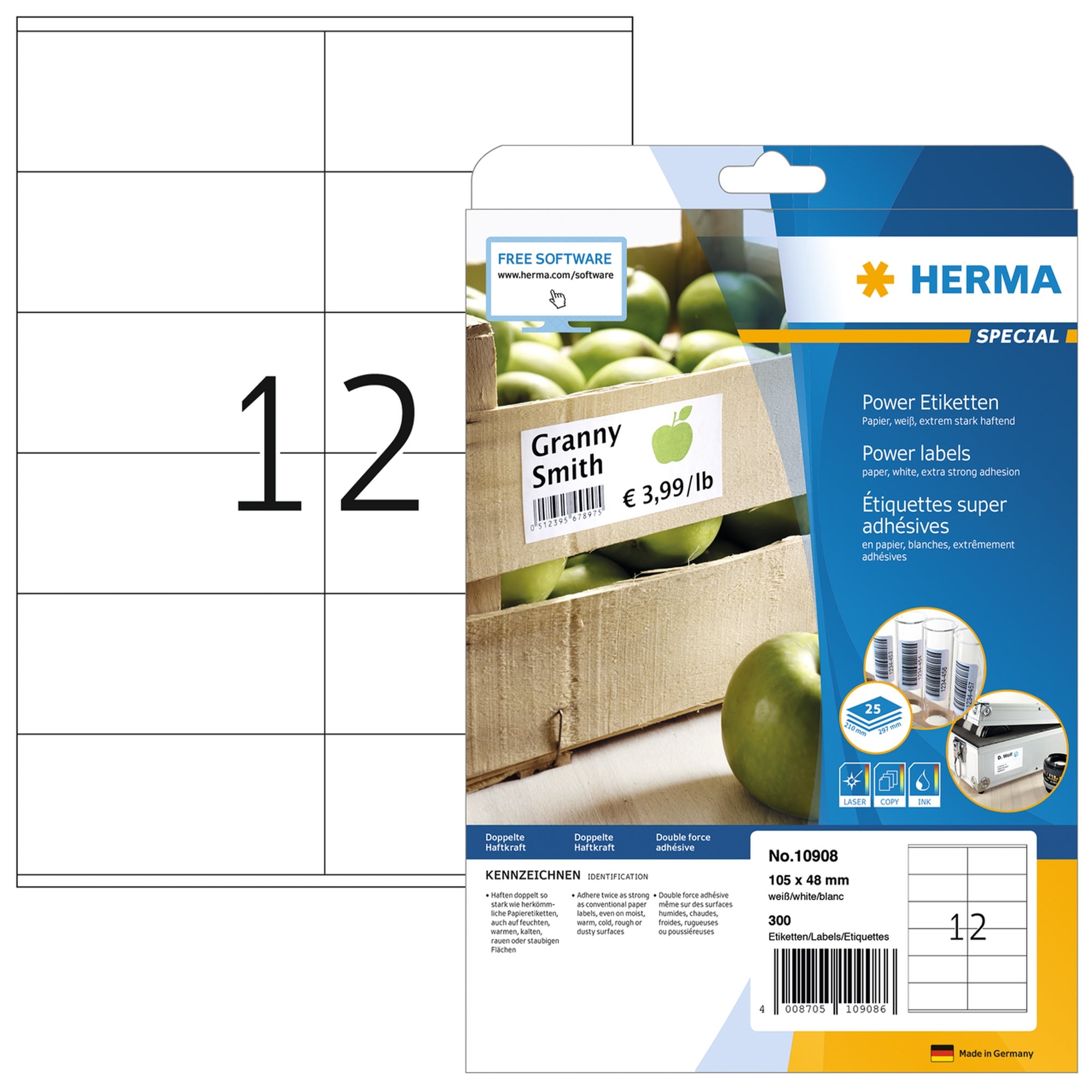 Herma Universaletikett Power