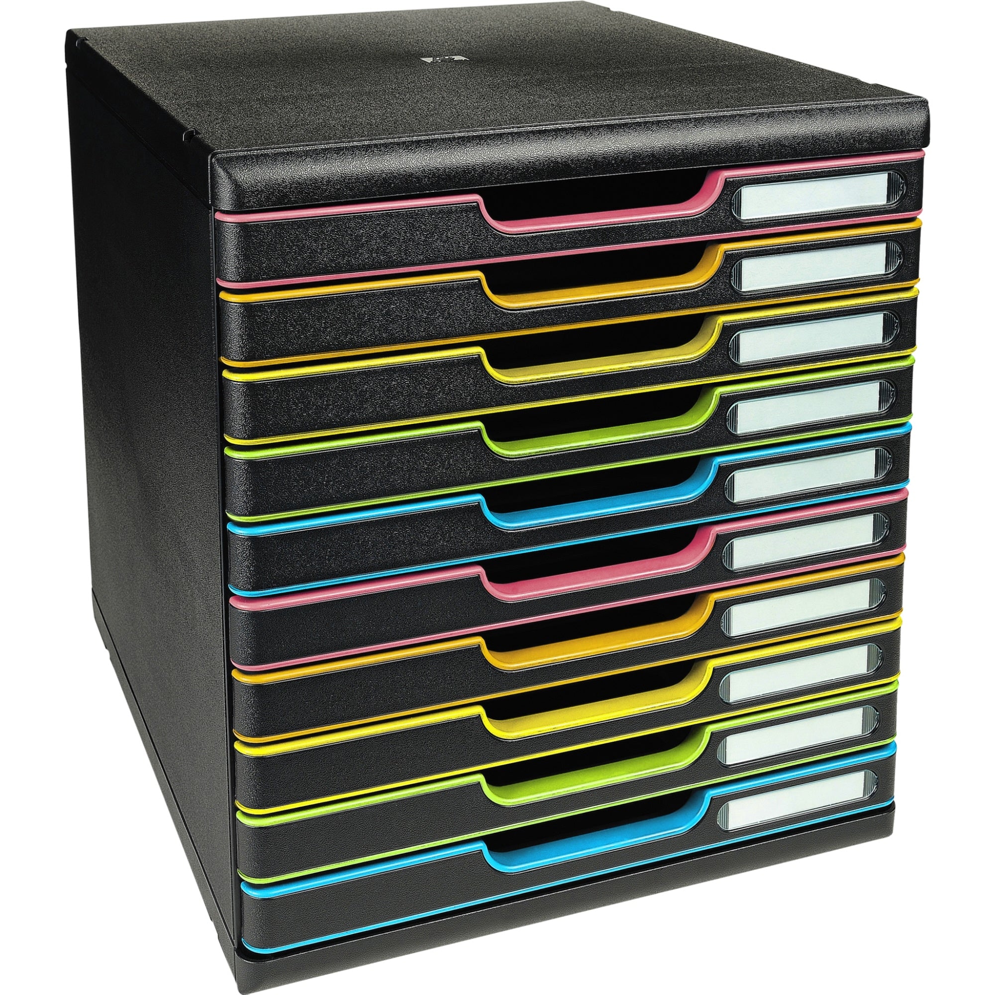 Exacompta Schubladenbox MODULO, 10 Schubladen, DIN A4+