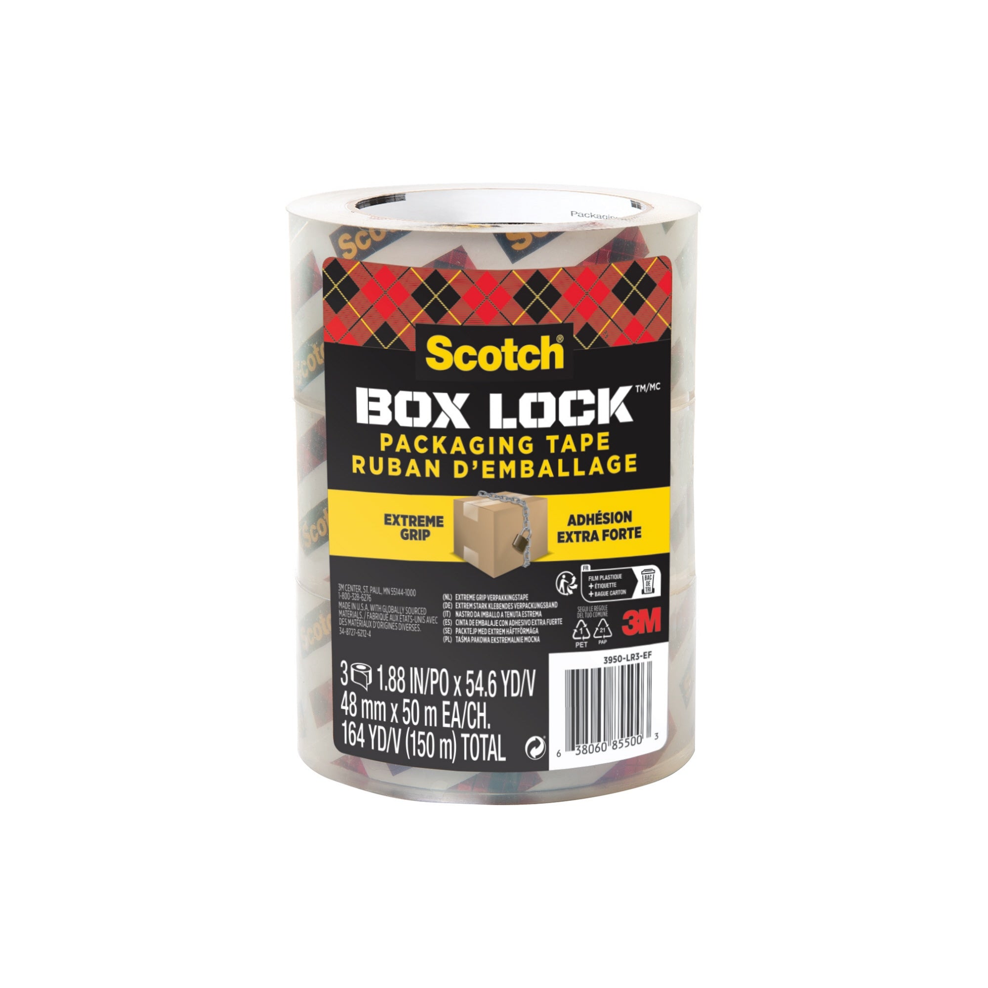 Scotch Verpackungsklebeband Box Lock 48mmx50m