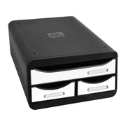 Exacompta Schubladenbox SMALL-BOX Mini, DIN A4, Überbreite