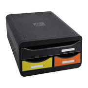 Exacompta Schubladenbox SMALL-BOX Mini, DIN A4, Überbreite